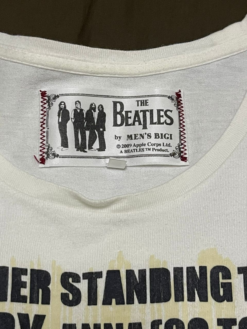 Japanese Brand Vintage The Beatles by Mens Bigi T-Shirt Size US M / EU 48-50 / 2 - 5 Thumbnail