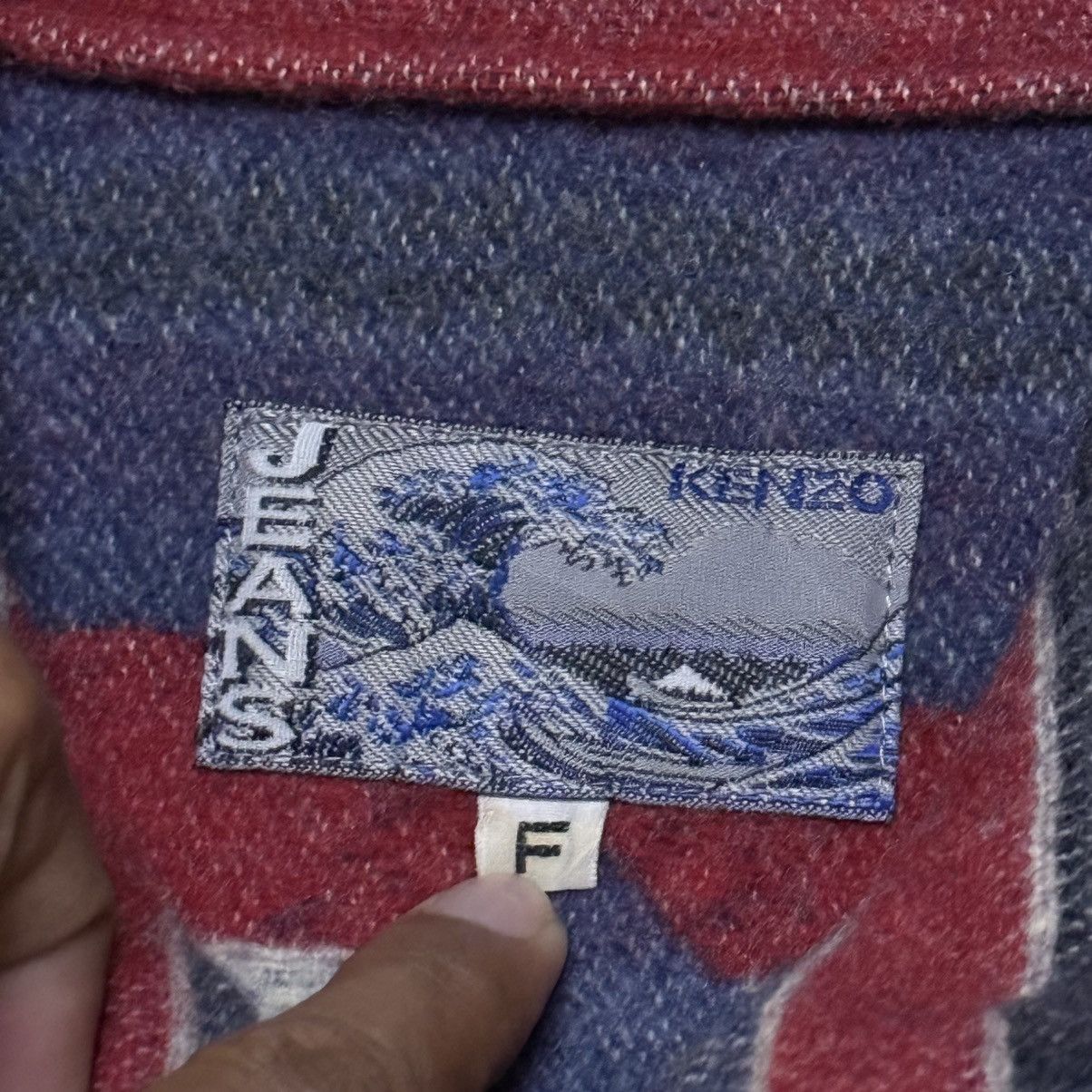 Kenzo Kenzo Navajo Motive Zipper Wool Jacket Size US S / EU 44-46 / 1 - 2 Thumbnail