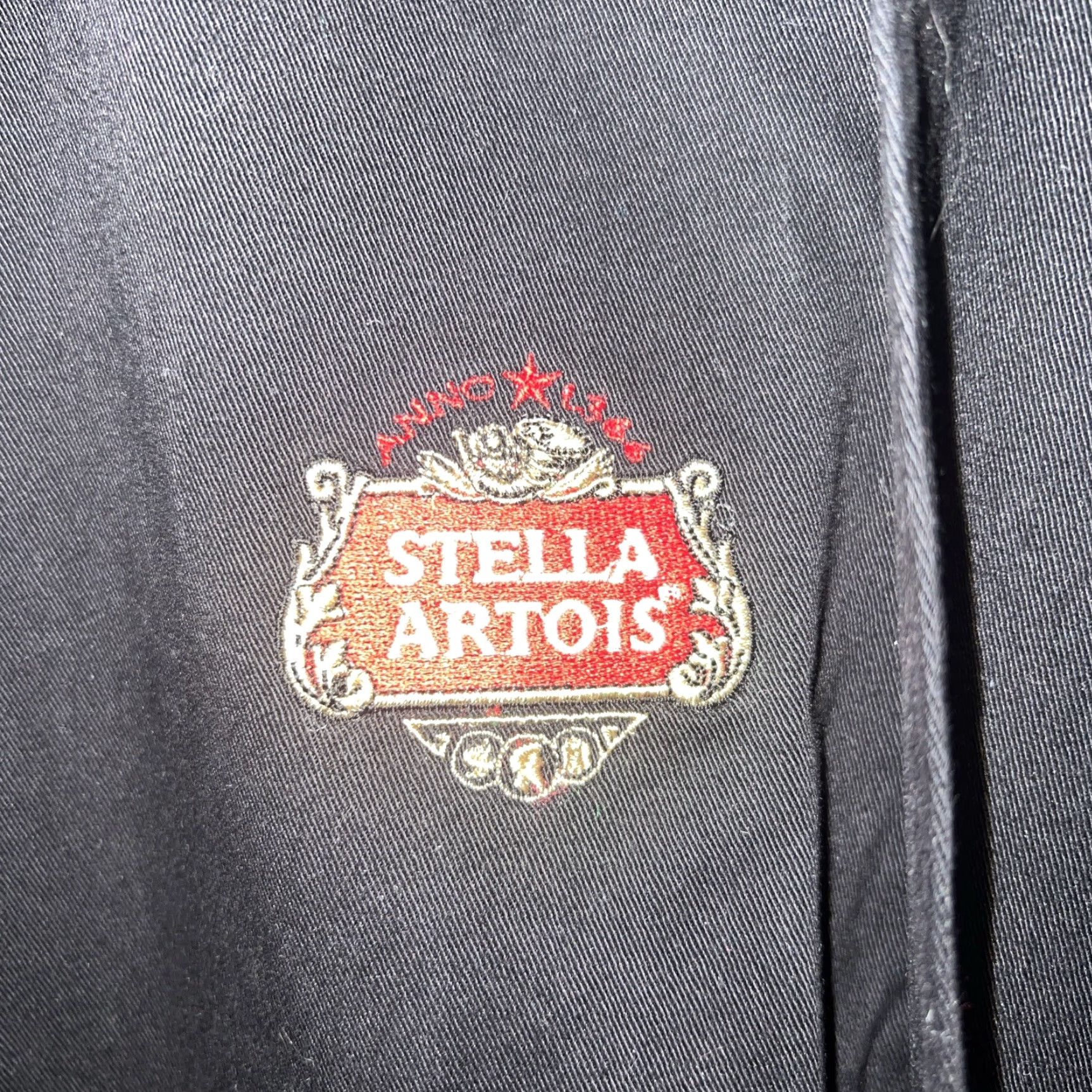 Vintage FORE Stella Artois Black Full Zip Jacket Mens Size L Size US L / EU 52-54 / 3 - 2 Thumbnail