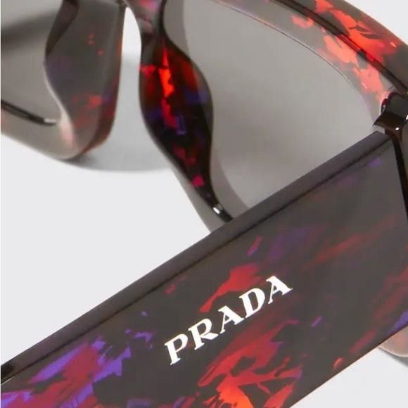 Prada New - Prada PR 06YSF 06V5S0 Rectangle Sunglasses Size ONE SIZE - 10 Thumbnail