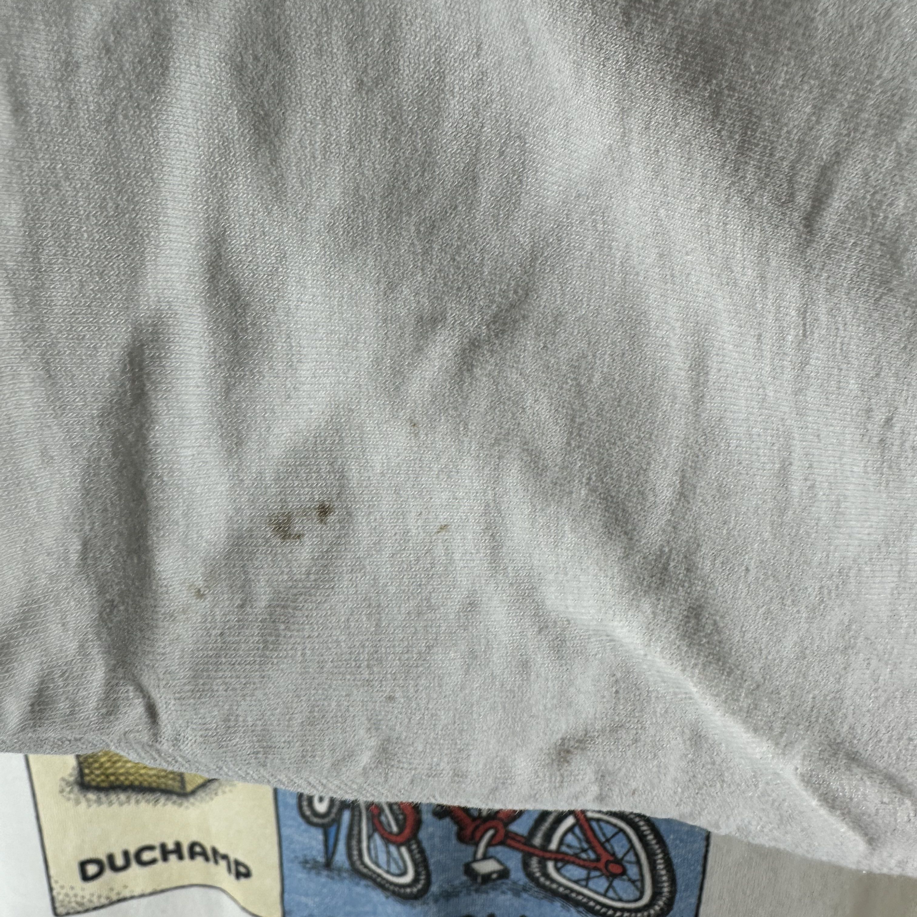 Vintage 90s Bicycle Famous Artists Seurat Picasso Duchamp Dali Tee Size US L / EU 52-54 / 3 - 8 Thumbnail