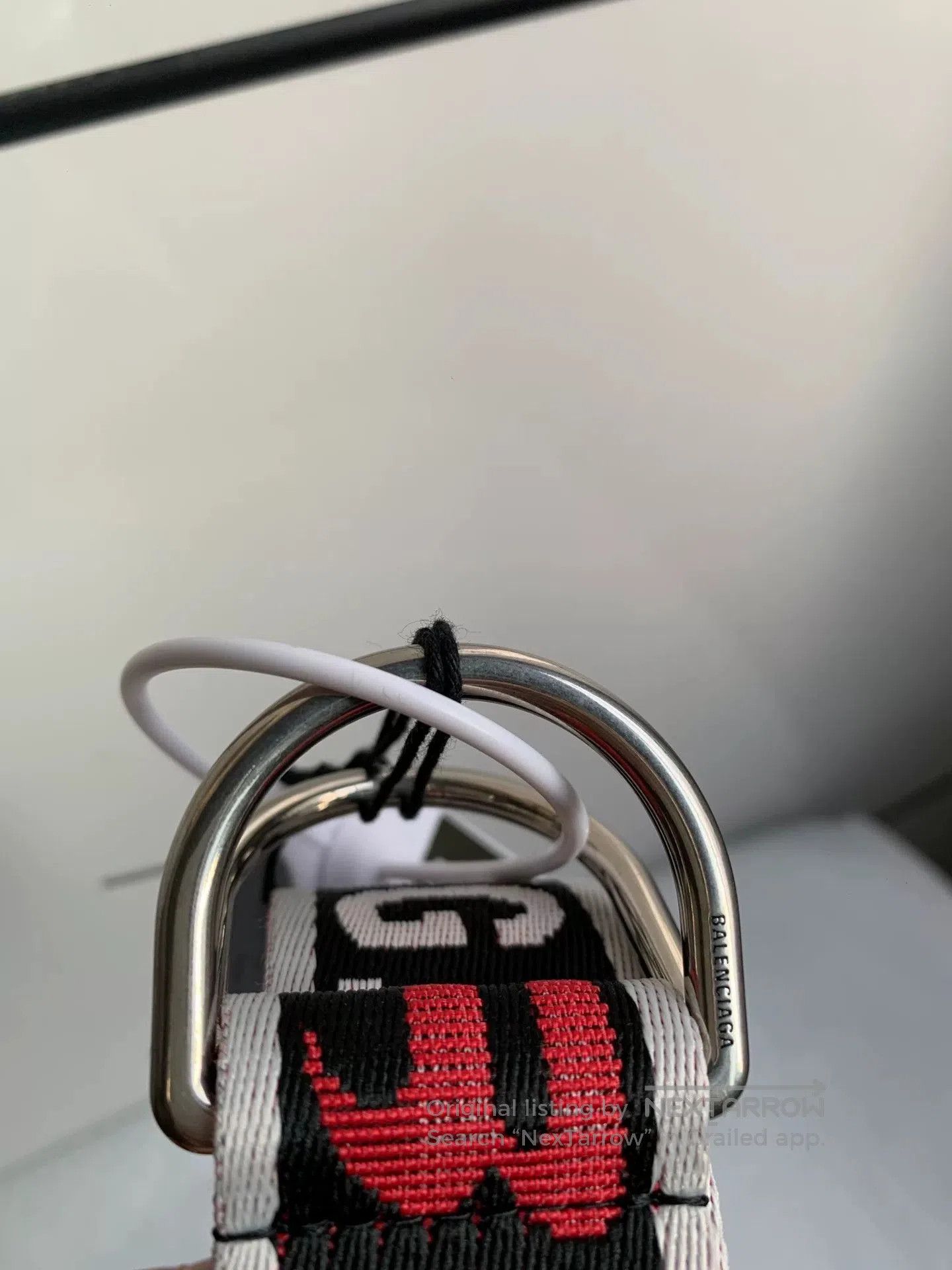 Balenciaga Balenciaga Distressed Nylon Belt. Size ONE SIZE - 3 Thumbnail