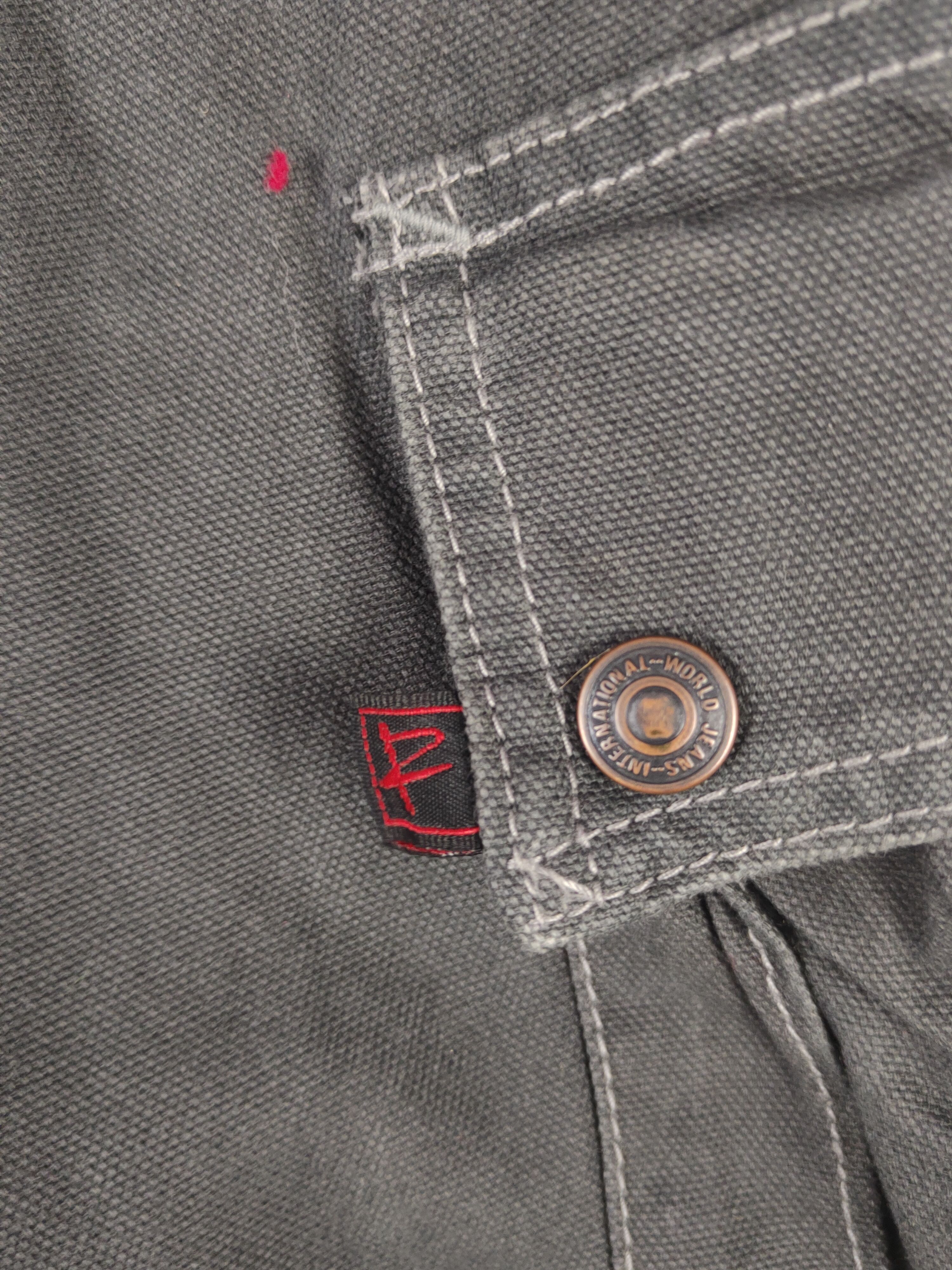 Japanese Brand DL Evenriver Dark Gray Multipocket Cargo Pants #1879 Size US 34 / EU 50 - 10 Thumbnail