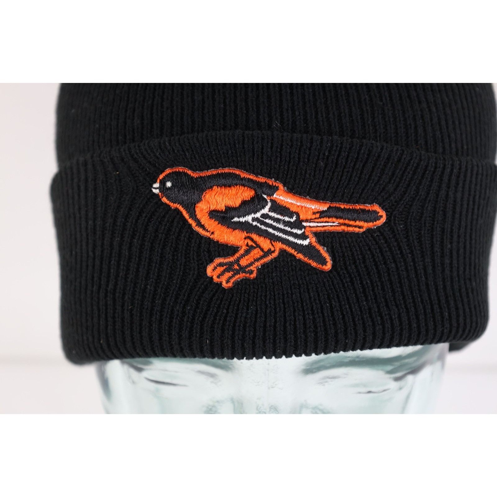 Vintage Vintage 90s Baltimore Orioles Baseball Winter Beanie Hat Size ONE SIZE - 2 Thumbnail