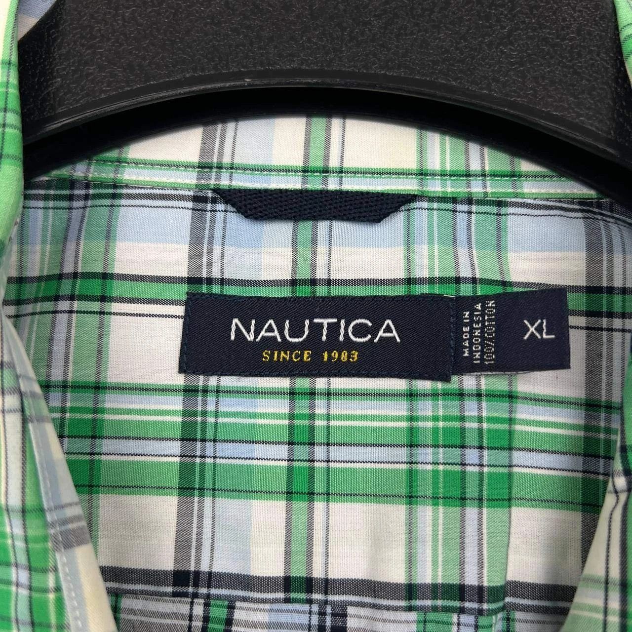 Nautica Nautica Button Down Shirt Men Plaid Collared Cotton XL Size US XL / EU 56 / 4 - 2 Thumbnail