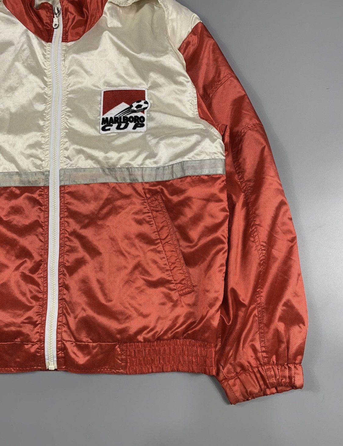 Marlboro × Vintage 1980s Marlboro Cup Soccer/Football Jacket Size US L / EU 52-54 / 3 - 5 Thumbnail