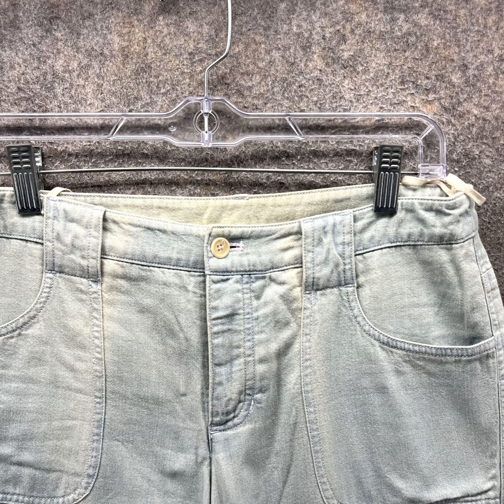 Ralph Lauren Ralph Lauren Pants Womens 4 Green Cropped Straight Leg Twill Utility Cuffed Womens Regular XS? Size 27" / US 4 / IT 40 - 4 Thumbnail