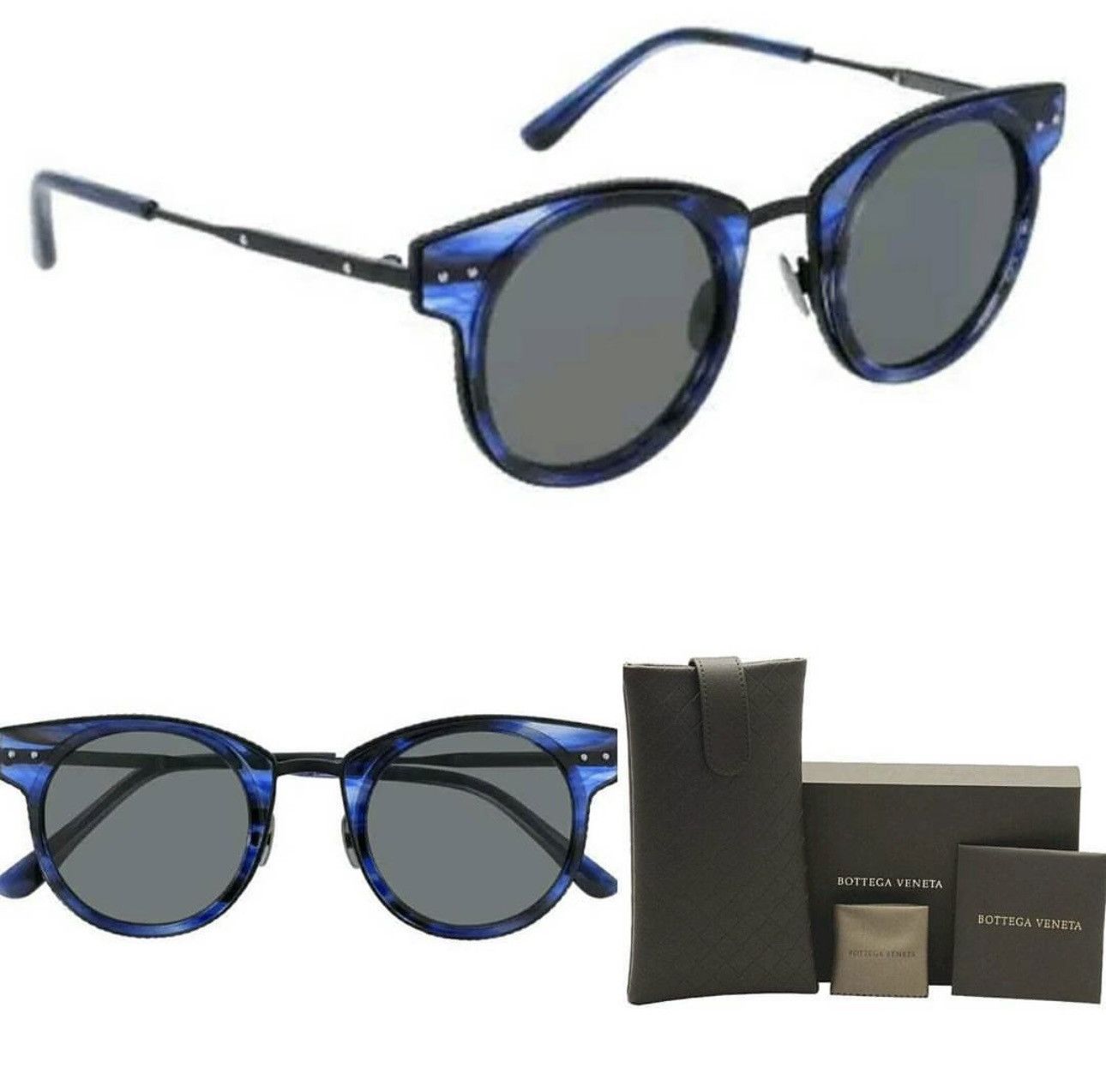 Bottega Veneta BOTTEGA VENETA new sunglasses BV0063S blue smoke Size ONE SIZE - 1 Thumbnail