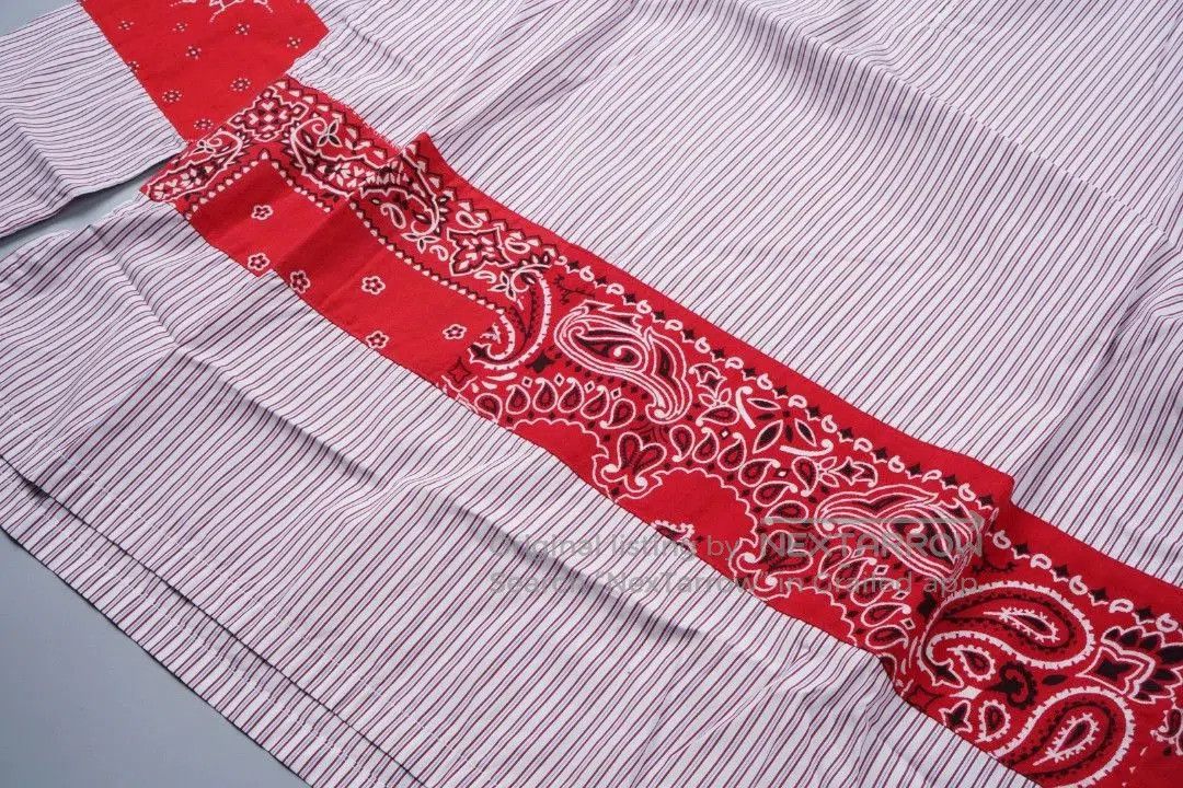 Visvim Visvim 17SS Kerchief Border Tunic Shirt. Size US M / EU 48-50 / 2 - 4 Thumbnail
