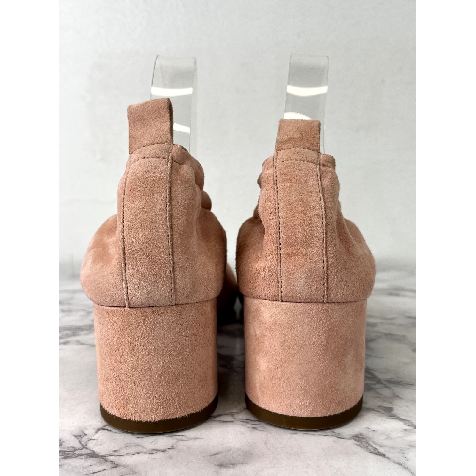 Everlane Everlane Women's Pale Pink Suede The Leather Day Heel Sz 10 Size US 10 / IT 40 - 5 Thumbnail