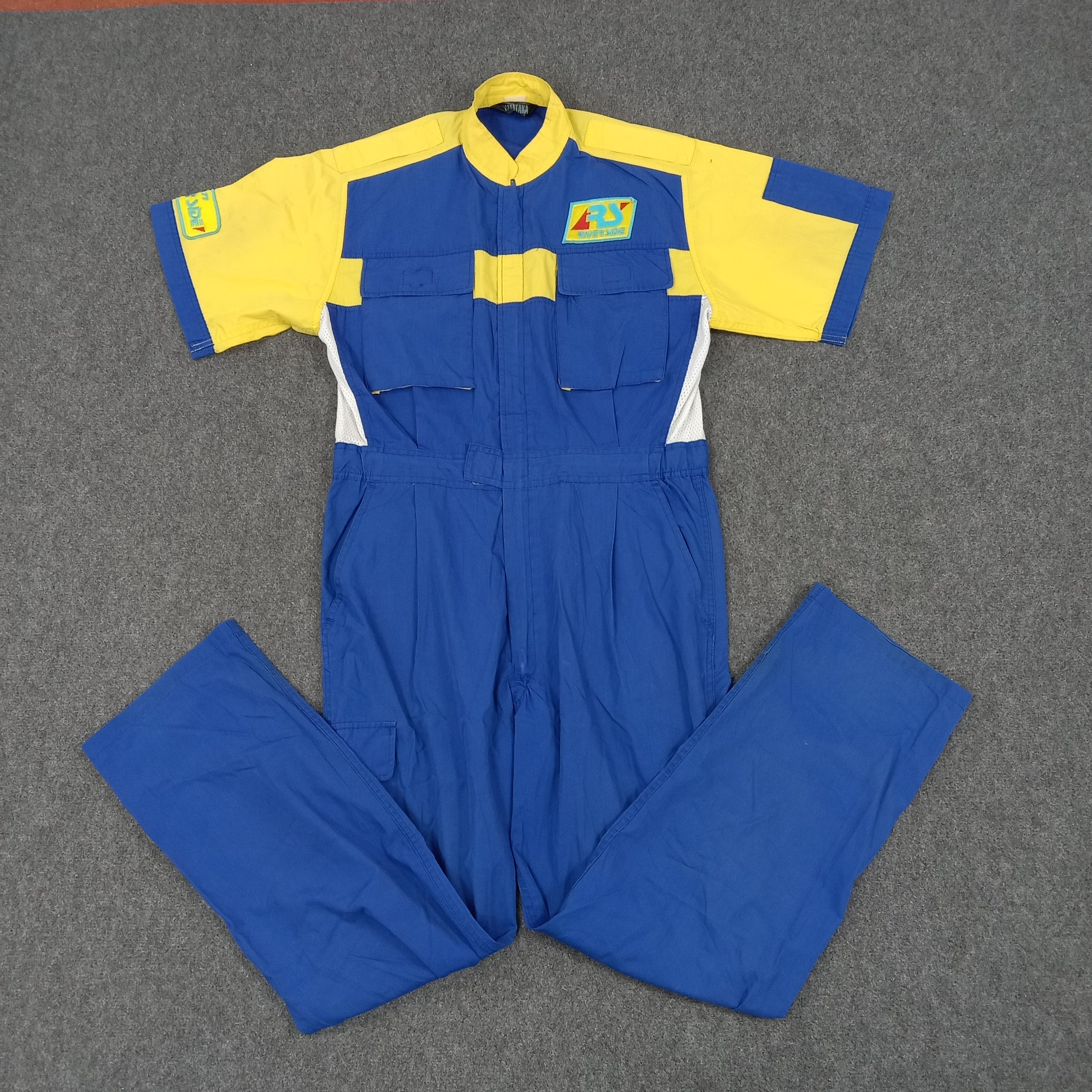 Japanese Brand × Vintage River Side Japanese Motorsports Coverall Jacket Size US M / EU 48-50 / 2 - 5 Thumbnail