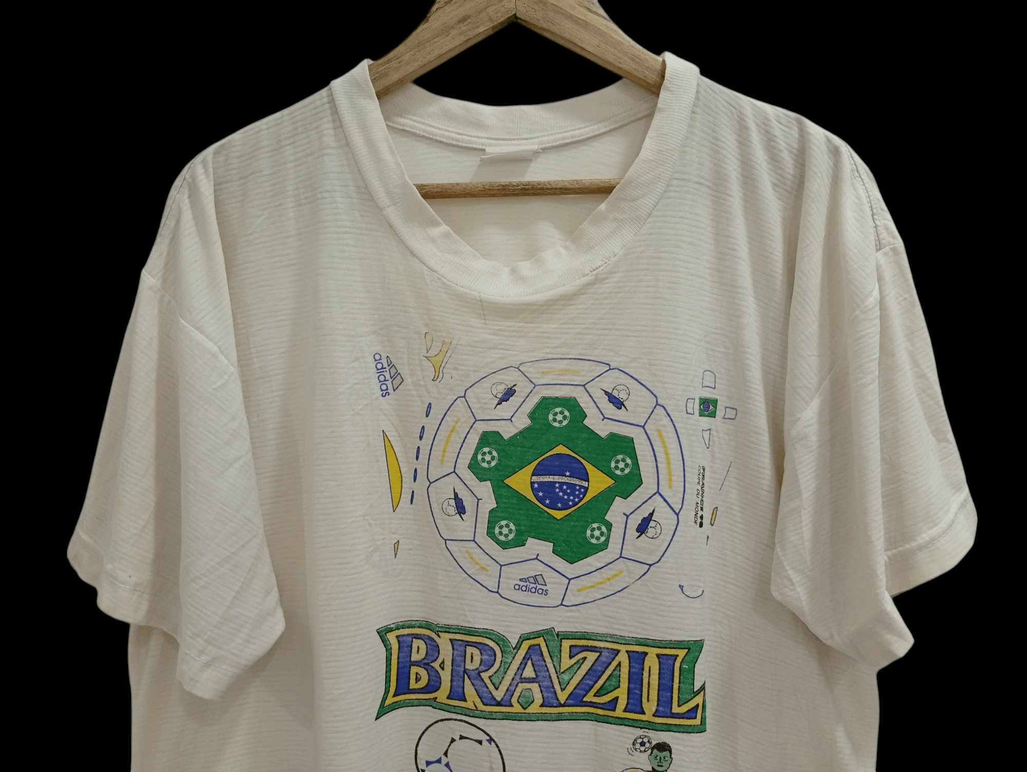 Vintage 🔥🔥Vintage France 98 Coupe Du Monde T-Shirt Size US L / EU 52-54 / 3 - 12 Thumbnail