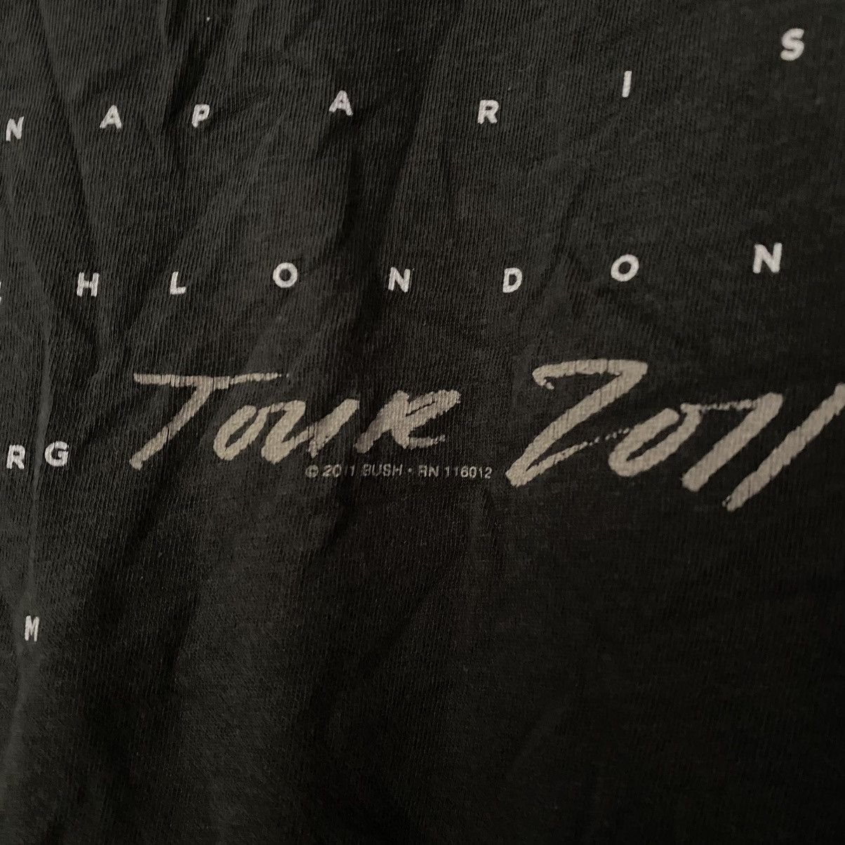 Band Tees BUSH BAND TOUR 2011 PROMO T SHIRT Size US M / EU 48-50 / 2 - 5 Thumbnail