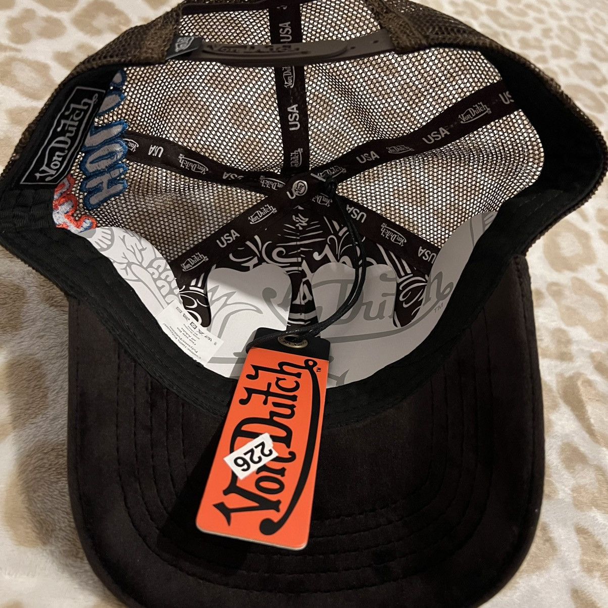 Von Dutch Von Dutch Brown Velvet Trucker 90$ Retail Size ONE SIZE - 2 Thumbnail