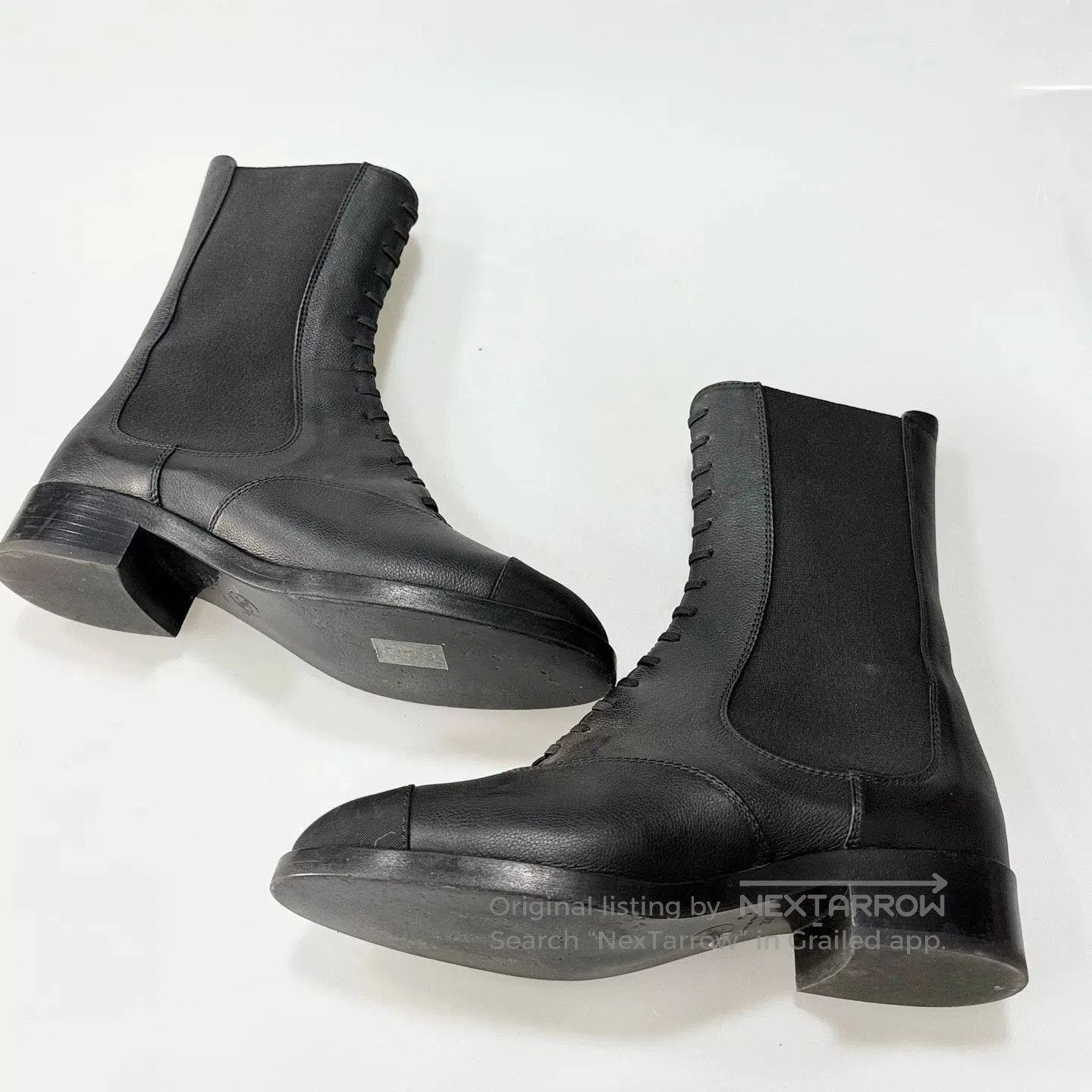 Chanel Chanel Lace-Up Short Boots. Size US 6 / IT 36 - 2 Thumbnail