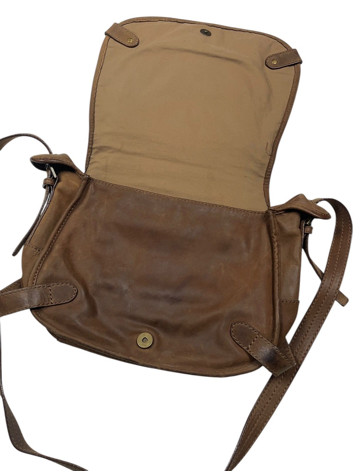Ecco × Leather × Vintage Vintage Ecco Leather Messenger Bag Size ONE SIZE - 5 Thumbnail