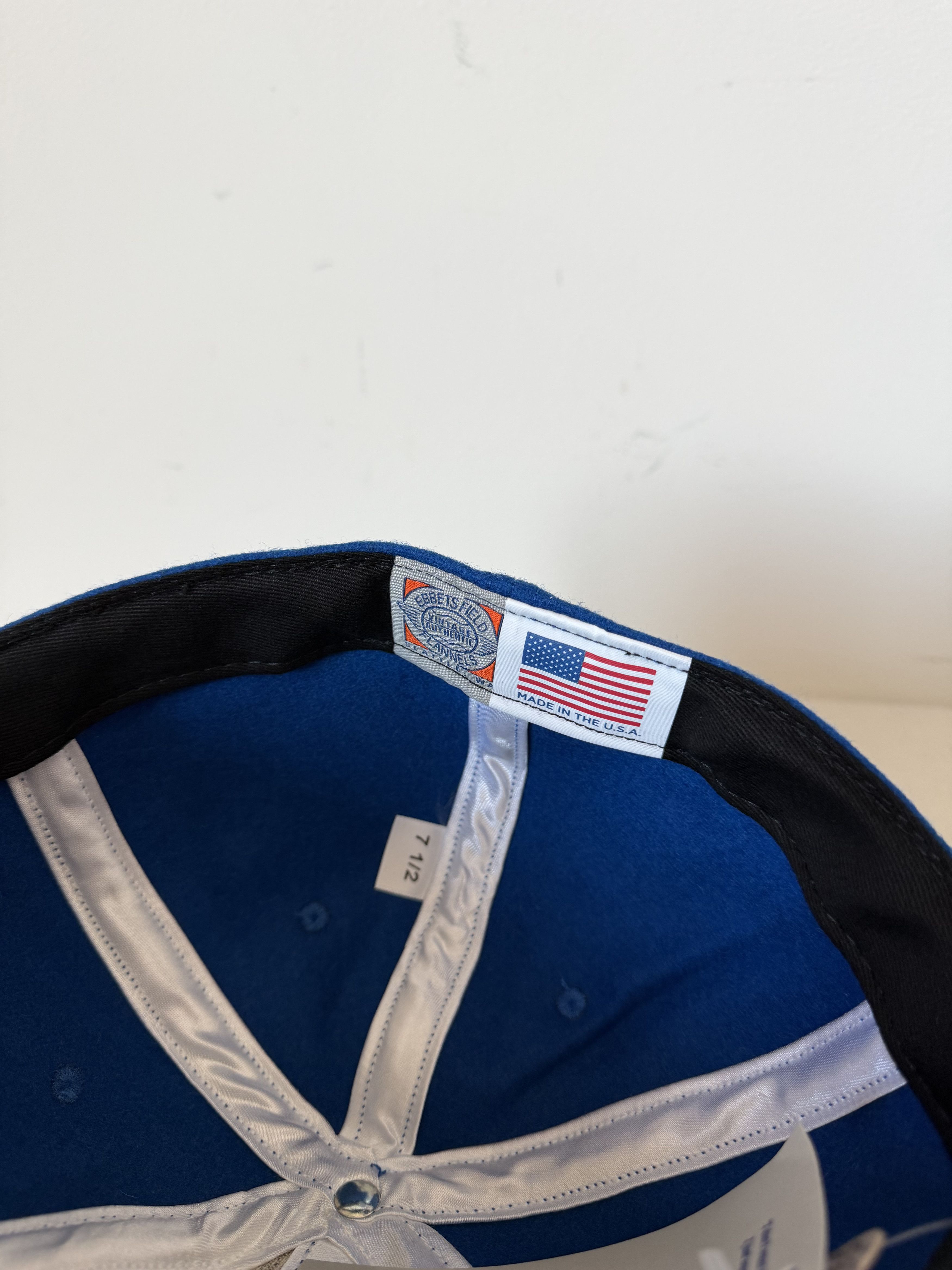 Ebbets Field Flannels 7 1/2 Ebbets Field Flannels Hank Aaron 44 Fitted Hat Size ONE SIZE - 6 Thumbnail