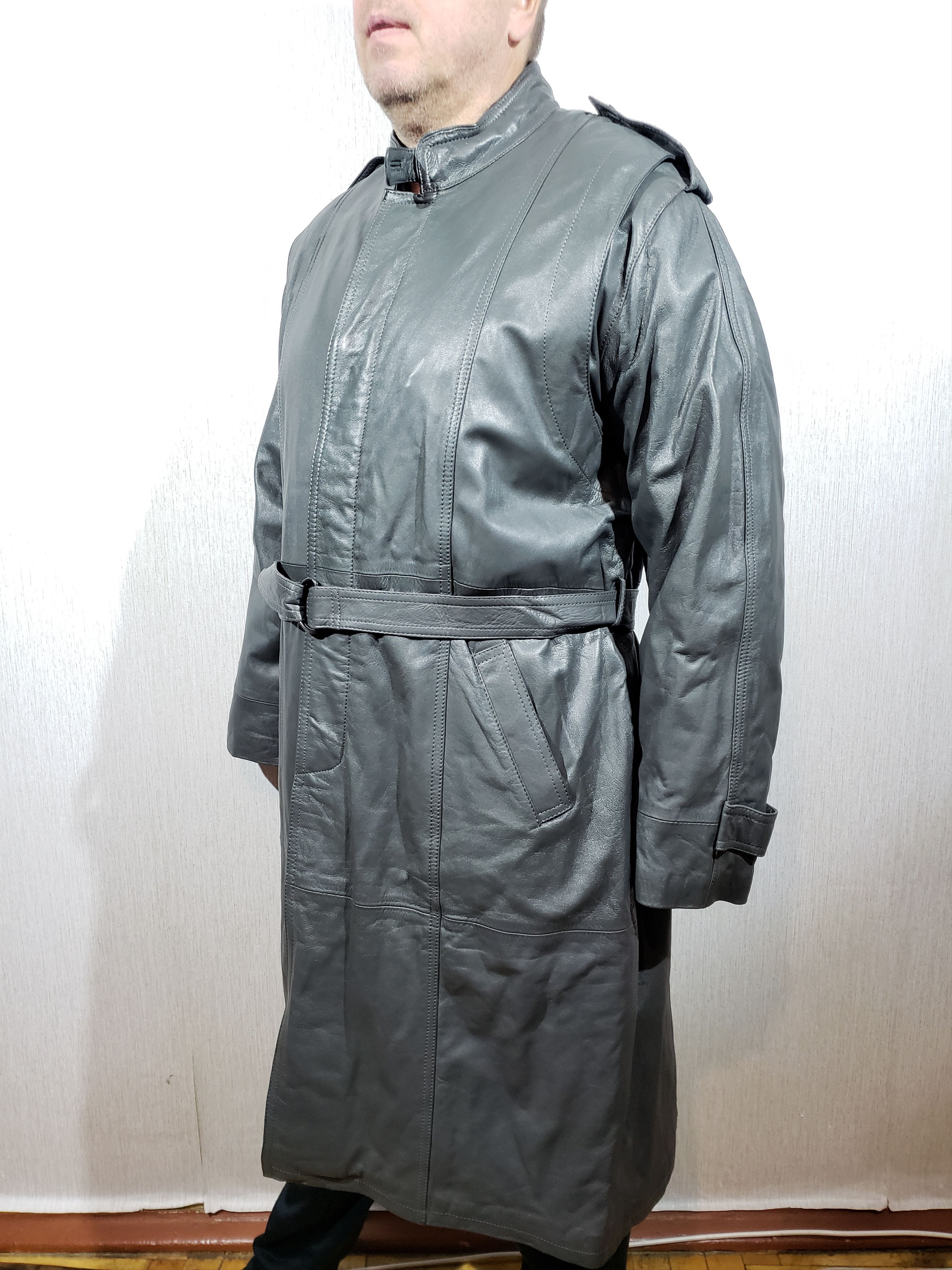 Other Respectable men's leather coat. Size US XL / EU 56 / 4 - 2 Thumbnail