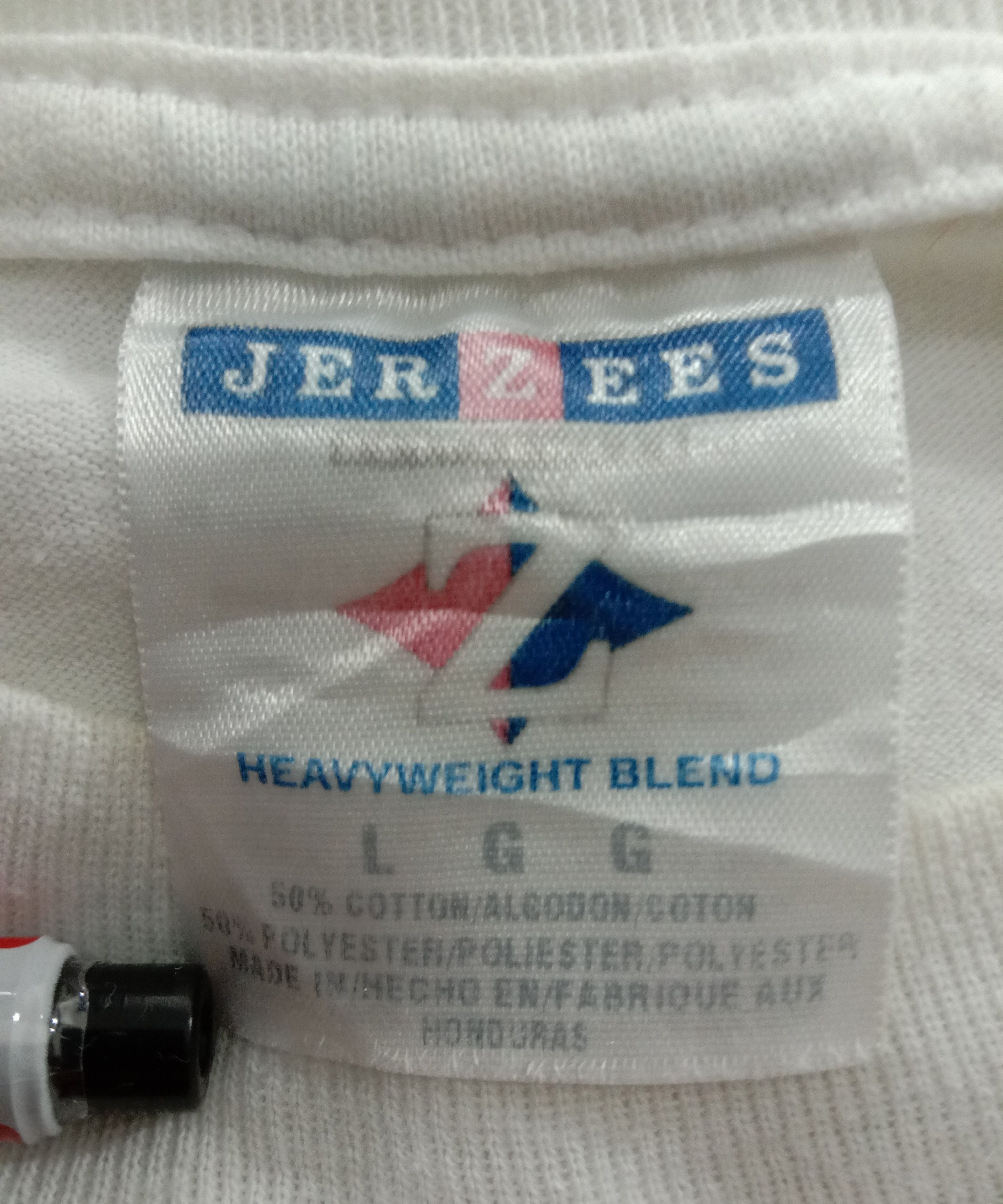 Vintage Vintage 90s Jerzees T Shirt Size US L / EU 52-54 / 3 - 4 Thumbnail