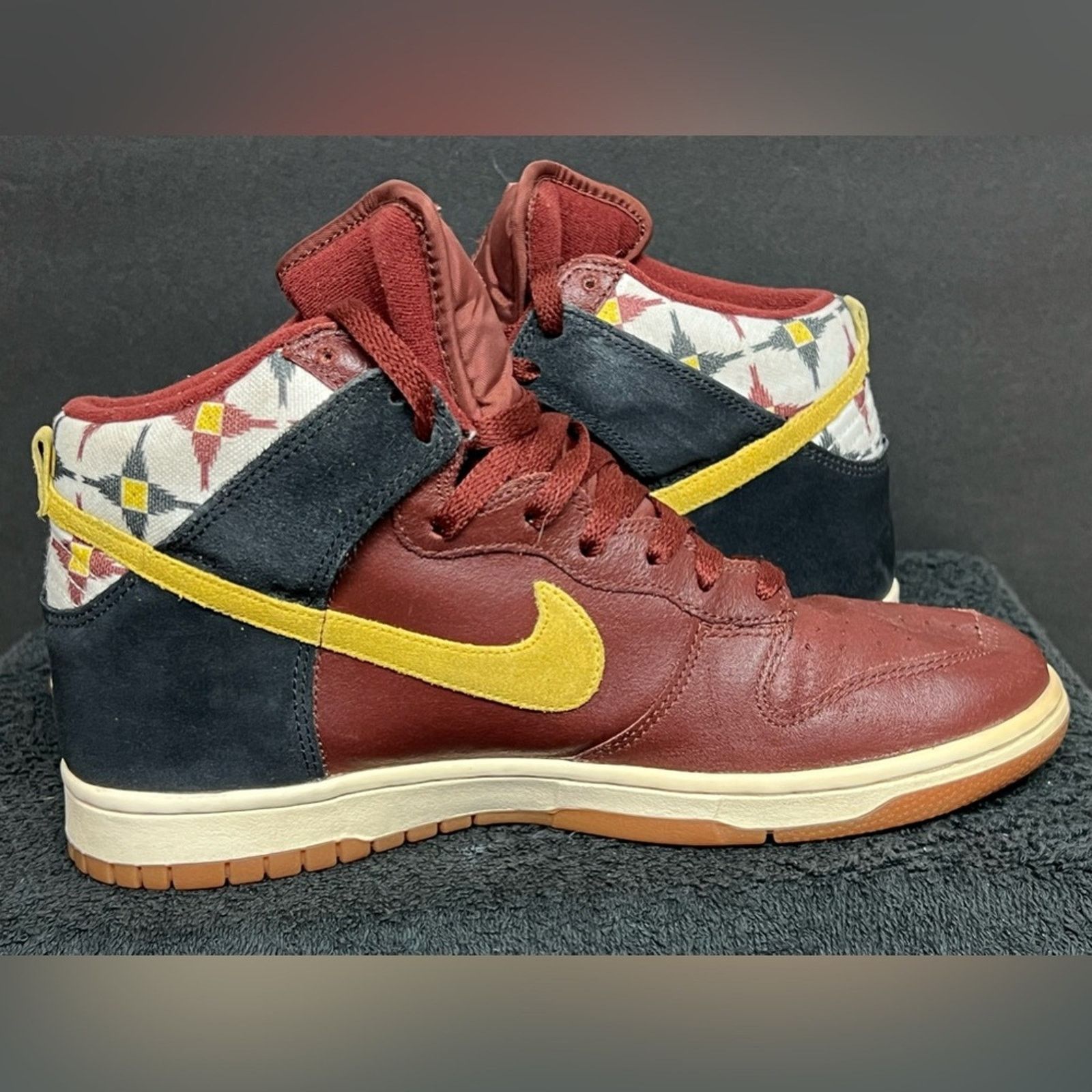 Nike Nike Dunk High " Aztec " Oxen Brown Lion Black SZ 8 RARE EUC Size US 8 / EU 41 - 4 Thumbnail