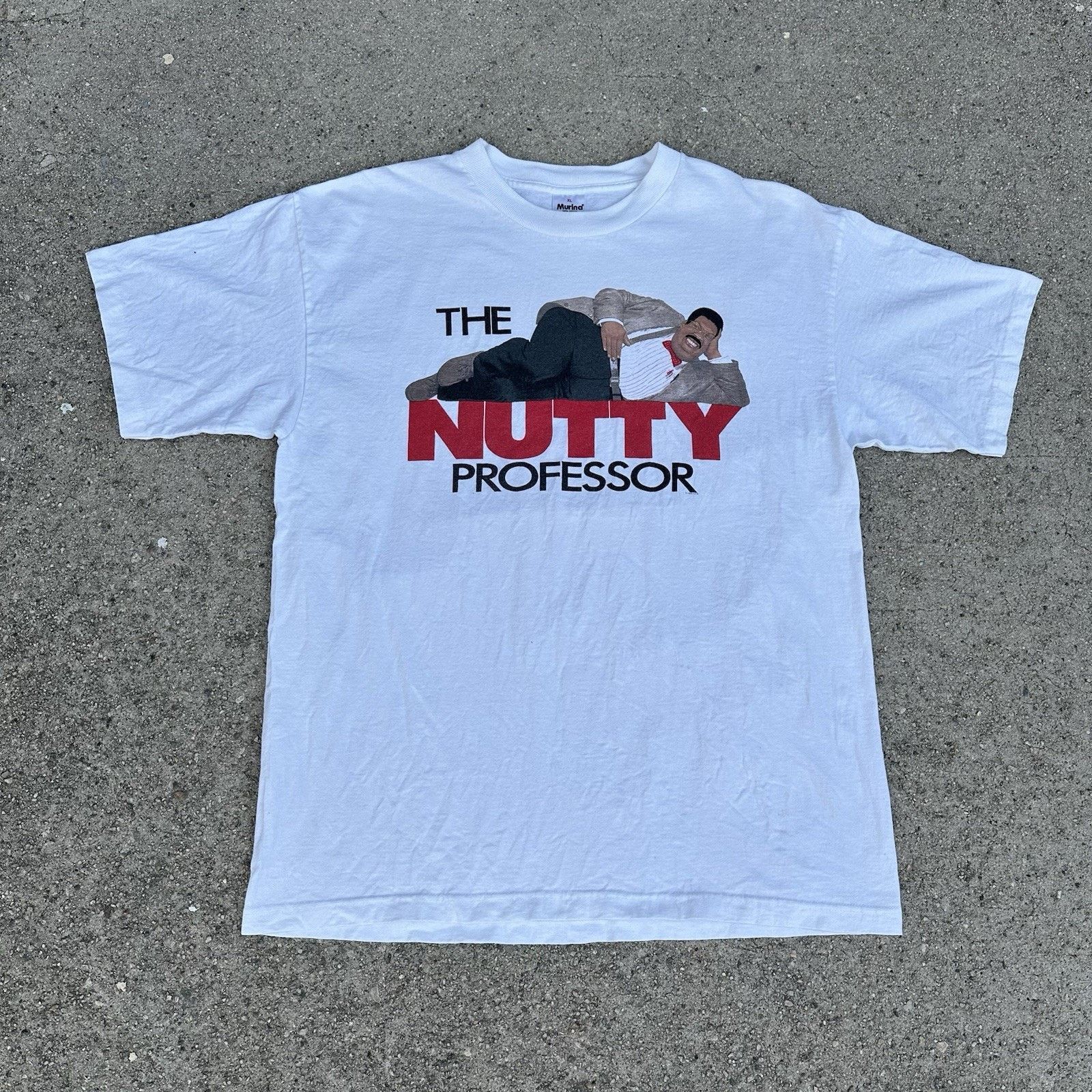 Vintage Vintage 1996 The Nutty Professor Movie Promo Tee Shirt Size US XL / EU 56 / 4 - 2 Thumbnail