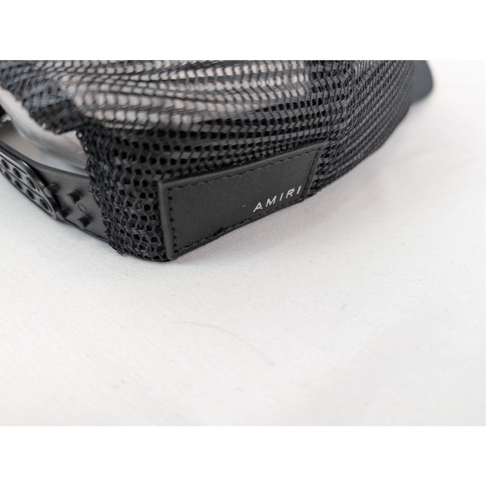 Amiri o1rshd1 Q:2 / Size: OS / Wolf Logo Trucker Cap / Hat Black Size ONE SIZE - 7 Thumbnail