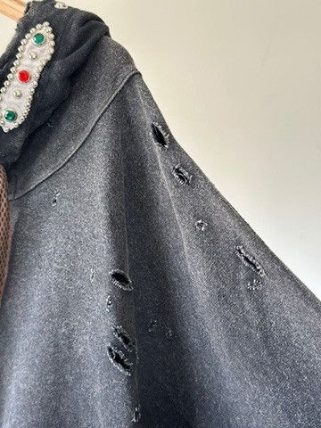 Kapital Fleece Thriller Damaged Devil Hood Blouson (Studs Remake) Size US L / EU 52-54 / 3 - 8 Thumbnail