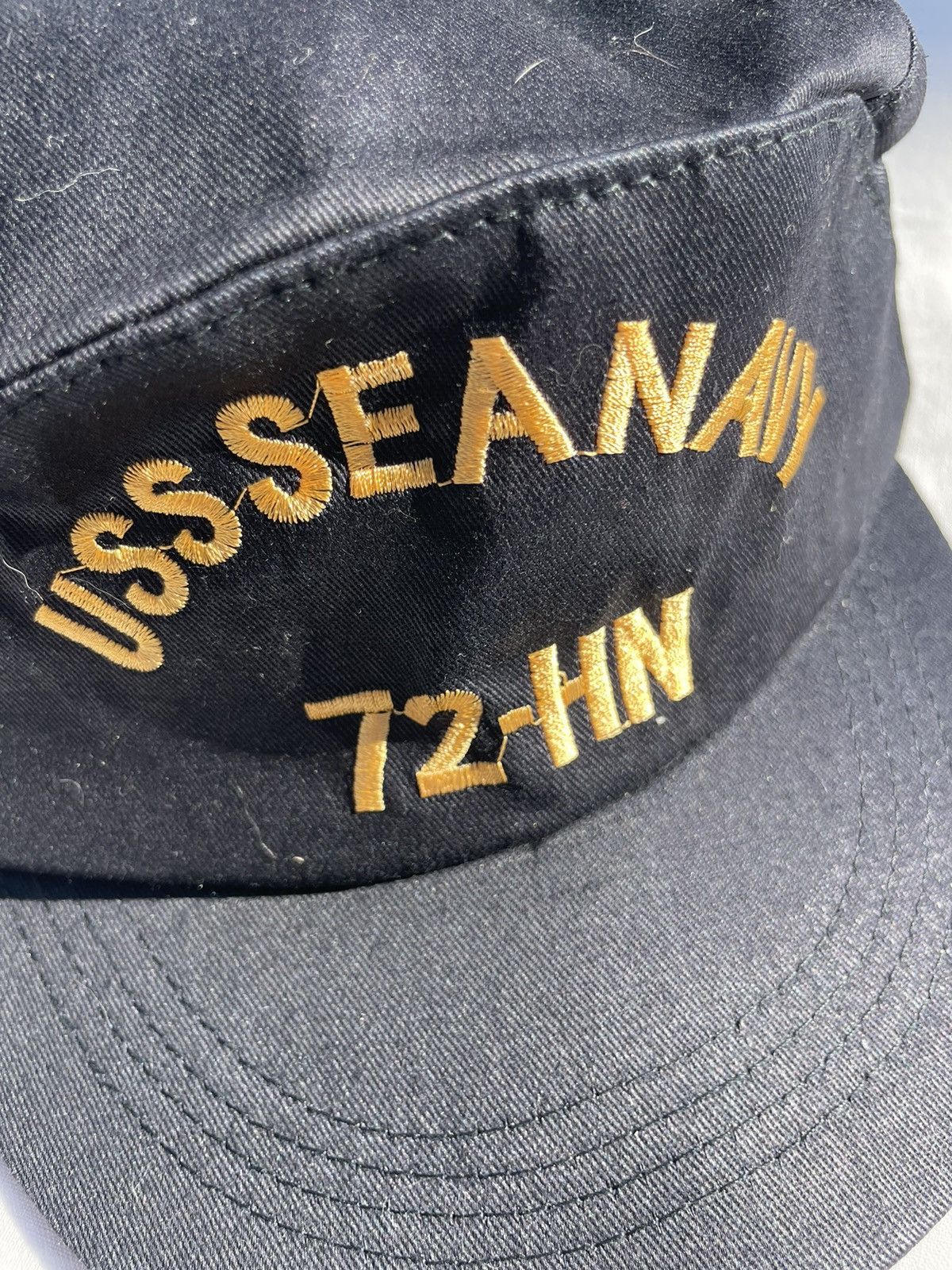 Other US Sea Navy Military Cap Size ONE SIZE - 2 Thumbnail
