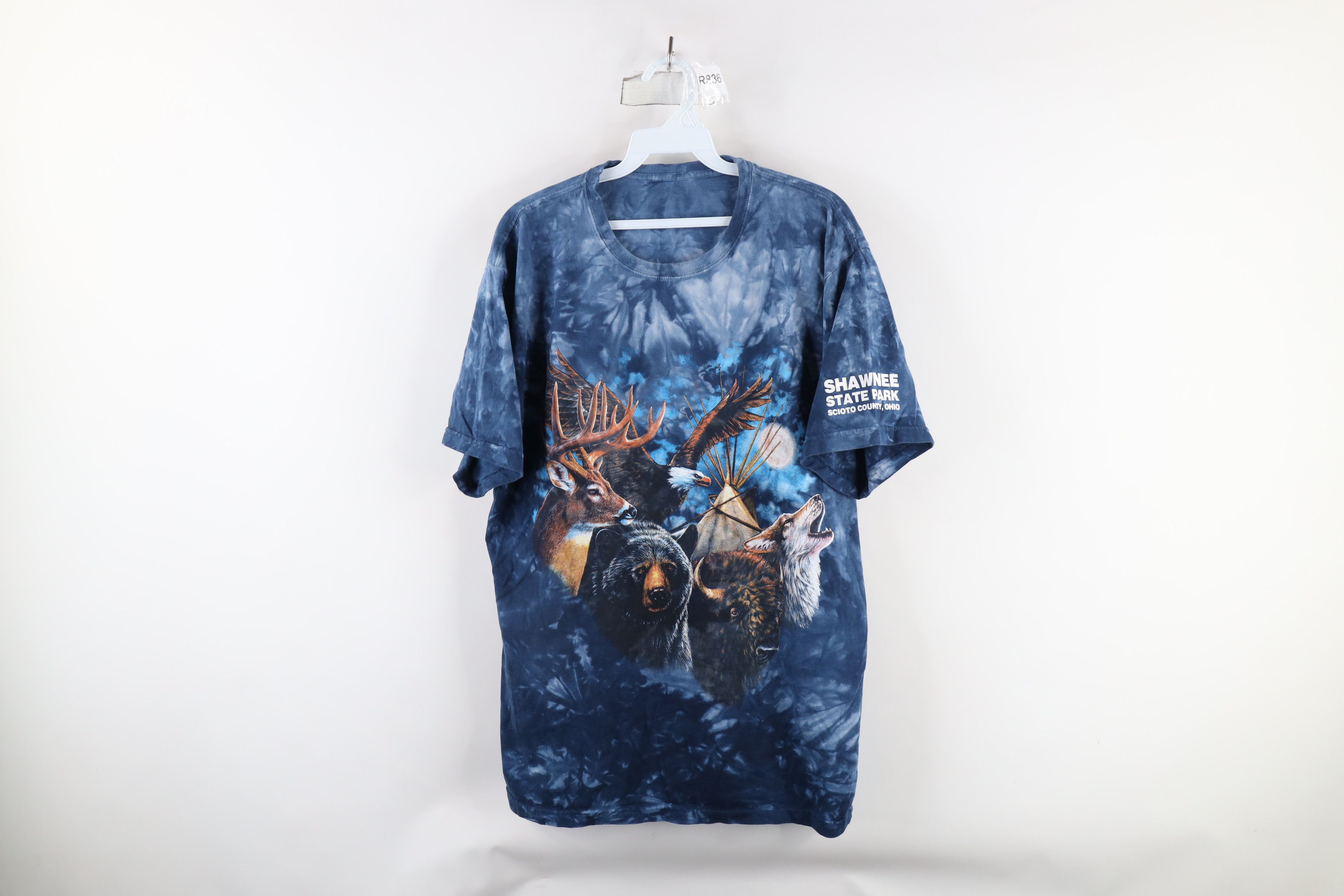 Vintage Vintage 90s Streetwear Shawnee Park Acid Wash Nature T-Shirt Size US L / EU 52-54 / 3 - 1 Thumbnail