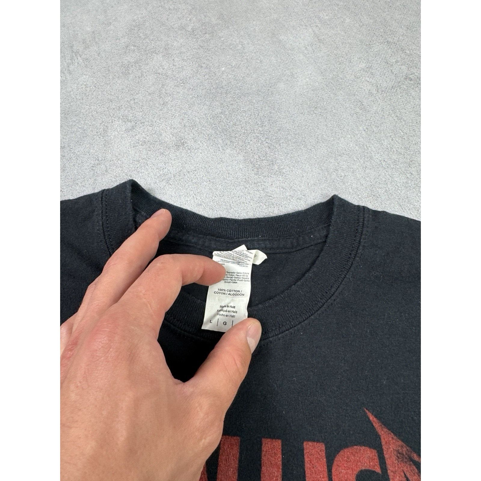 Metallica Metallica Lords Of Summer Tour T Shirt Band Tee Black Faded Size US L / EU 52-54 / 3 - 12 Thumbnail