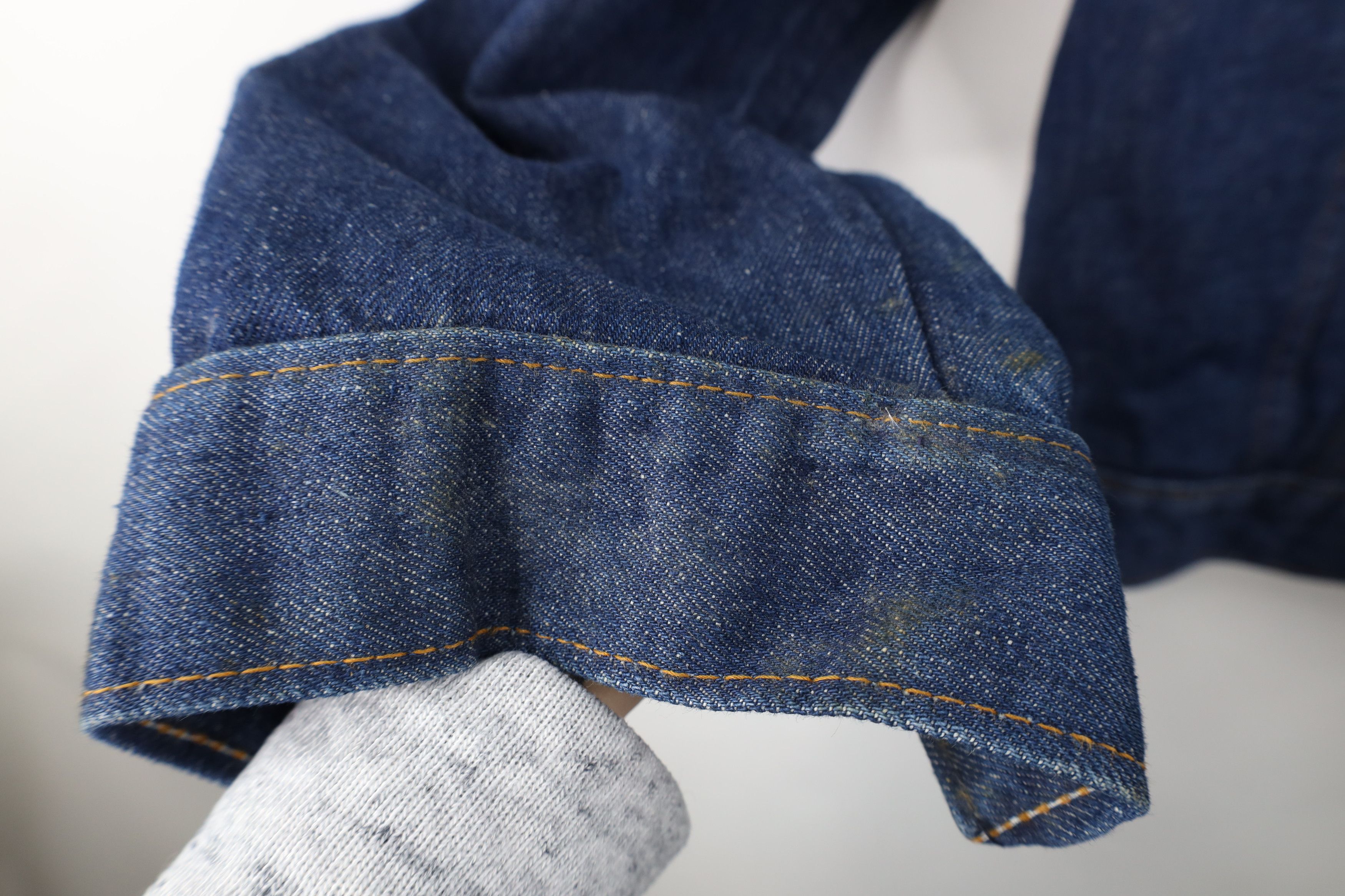 Vintage Vintage 60s Streetwear Denim Jean Trucker Jacket Indigo USA Size US XXL / EU 58 / 5 - 6 Thumbnail