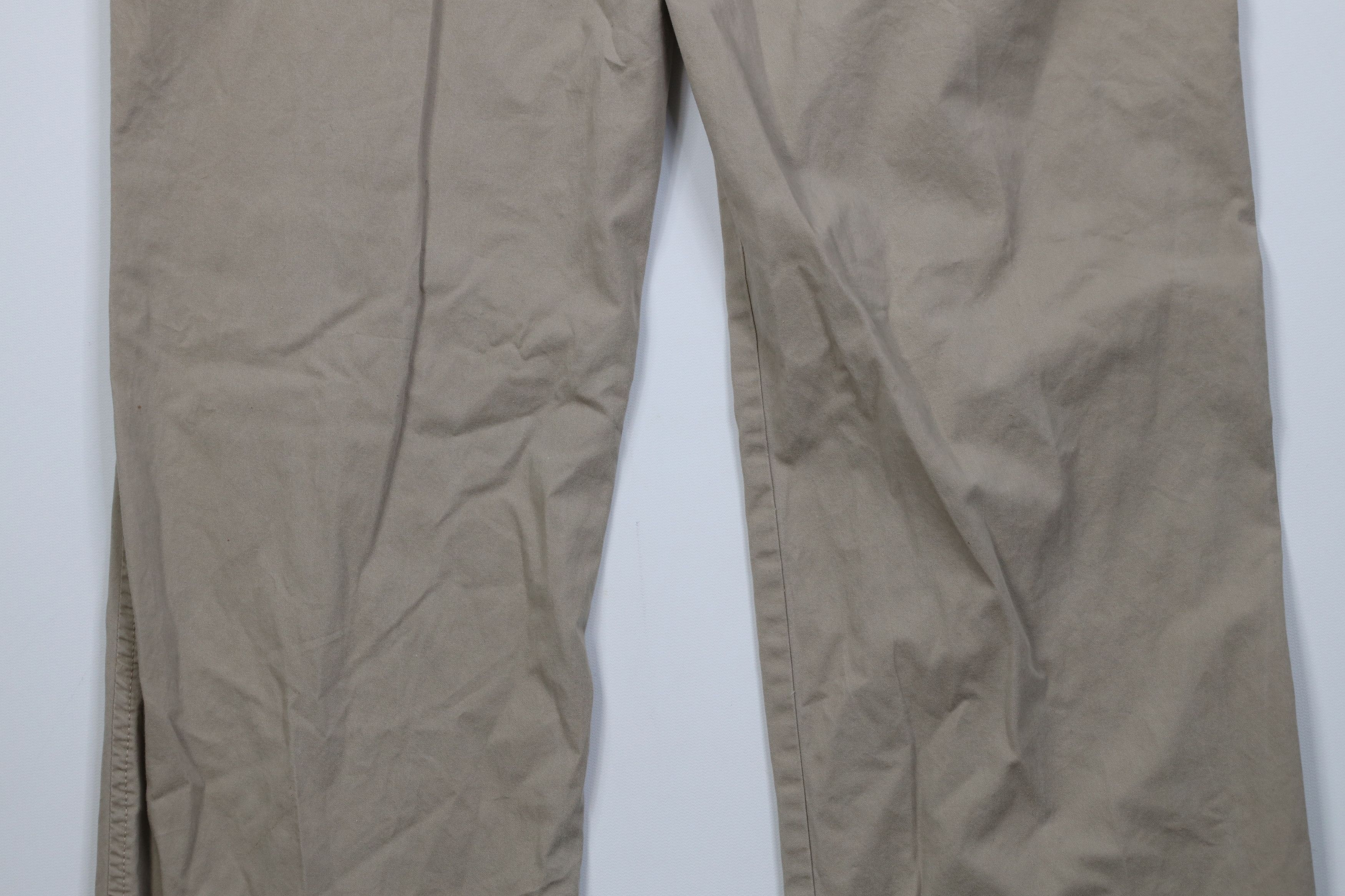 Calvin Klein Vintage 90s Y2K Calvin Klein Straight Leg Chino Pants Beige Size US 32 / EU 48 - 12 Thumbnail
