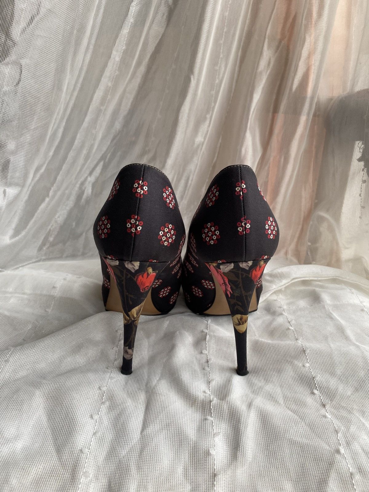 Dolce & Gabbana D&G Dolce & Gabbana Peep-Toe Heels Size US 6.5 / IT 36.5 - 5 Thumbnail