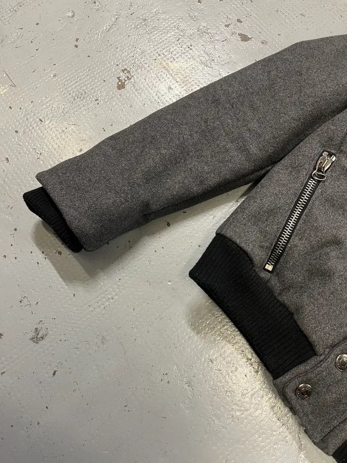 Pierre Balmain AW2012 Pierre Balmain Wool Zip Grey Bomber Jacket Size US S / EU 44-46 / 1 - 6 Thumbnail