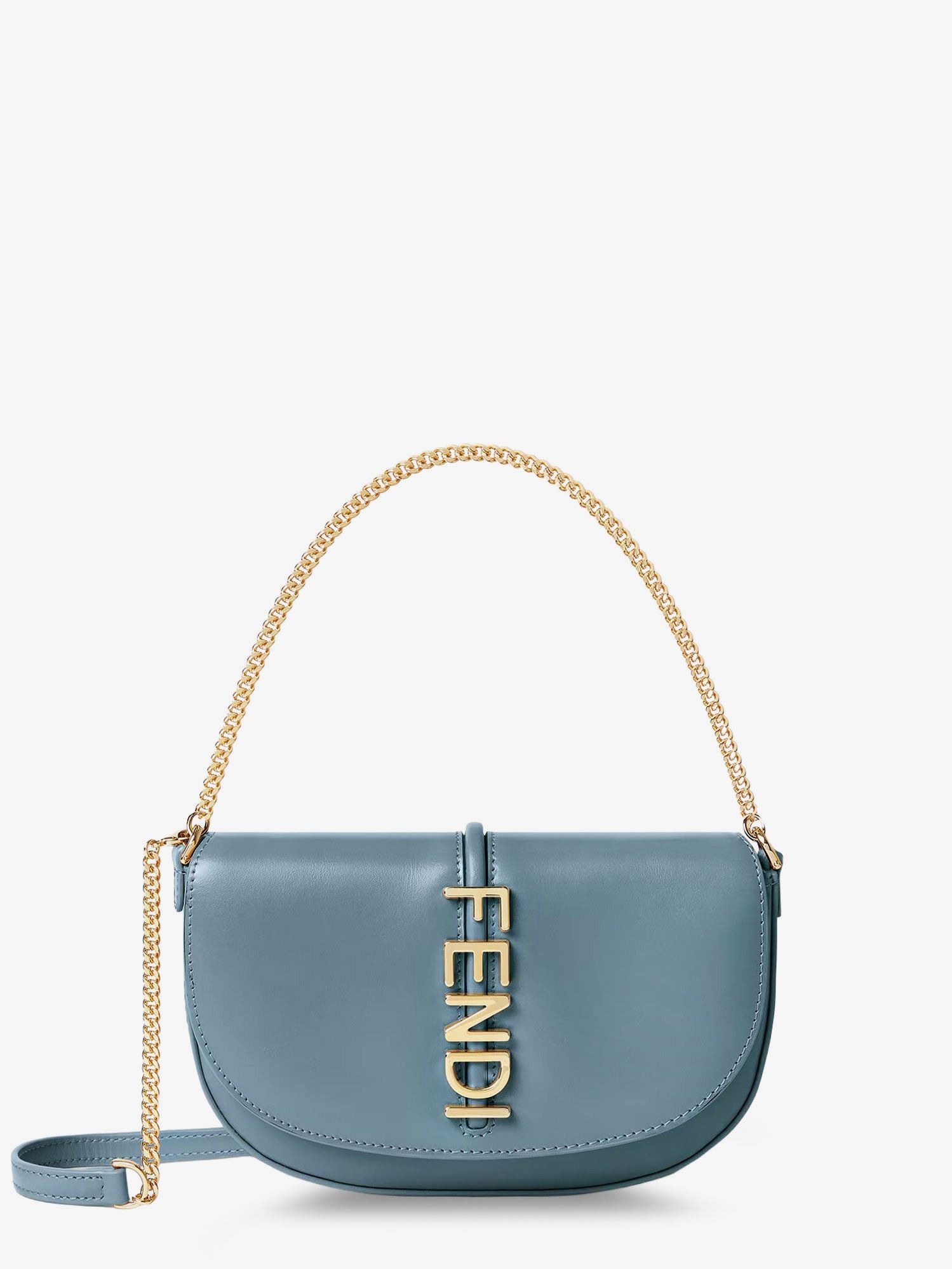 Fendi Wallet On Chain Fendigraphy Leather Crossbody Bag Size ONE SIZE - 1 Thumbnail