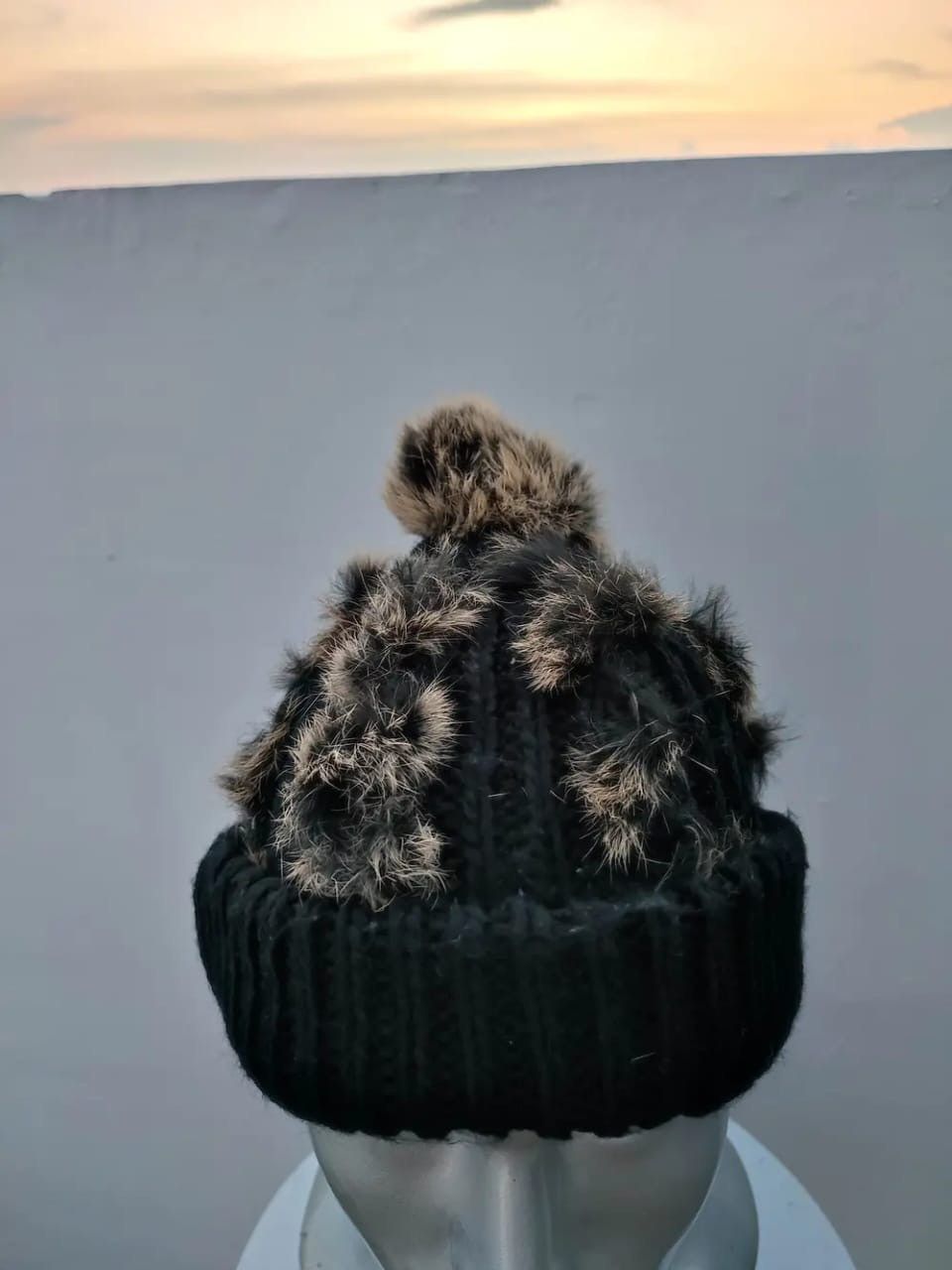 Other Unknown Japanese Mix Fur Design Beanie Hats Size ONE SIZE - 3 Thumbnail