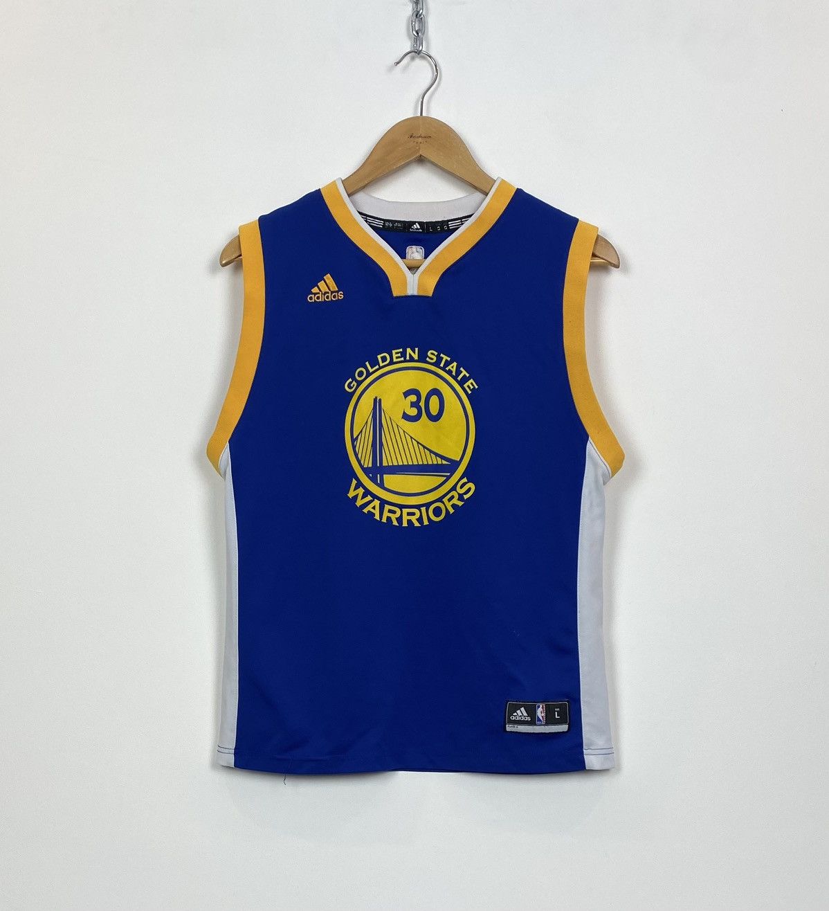 Adidas Steph Curry Golden State Warriors #30 Jersey Shirt