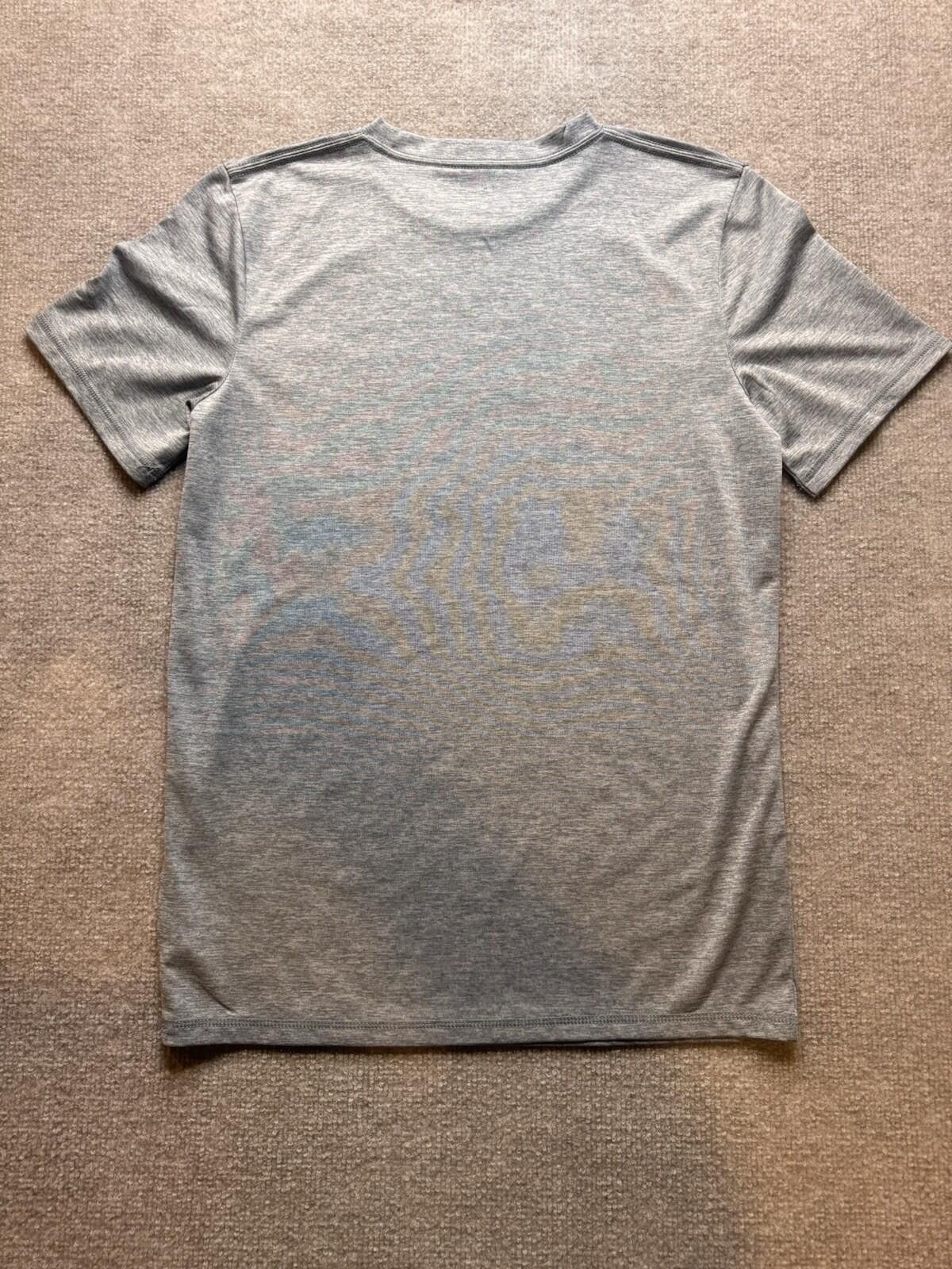 Adidas Adidas Boys Shirt Short Sleeve Dri-Fit Size 14/16 Gray 767 Size US L / EU 52-54 / 3 - 3 Thumbnail