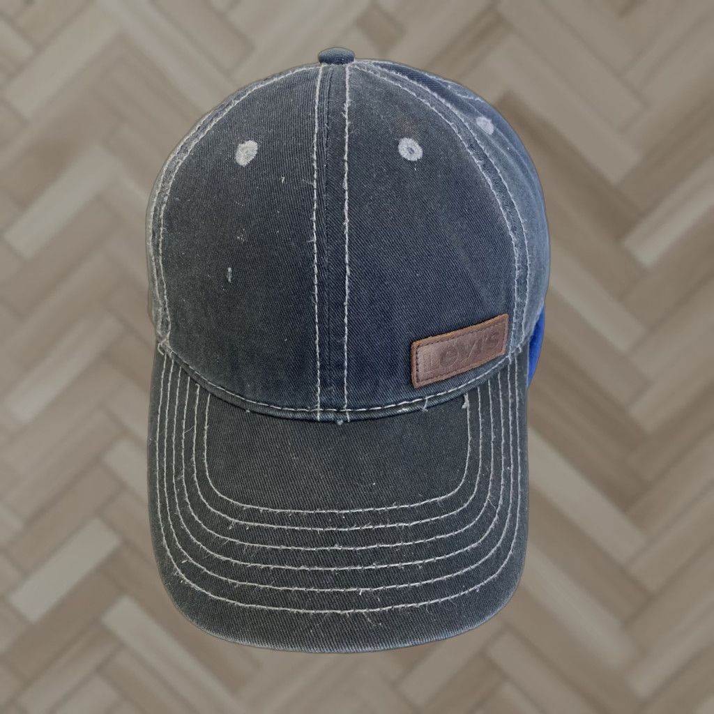 Levi's Levi's Baseball Cap Snapback Adjustable Black Casual Mens Size ONE SIZE - 1 Thumbnail