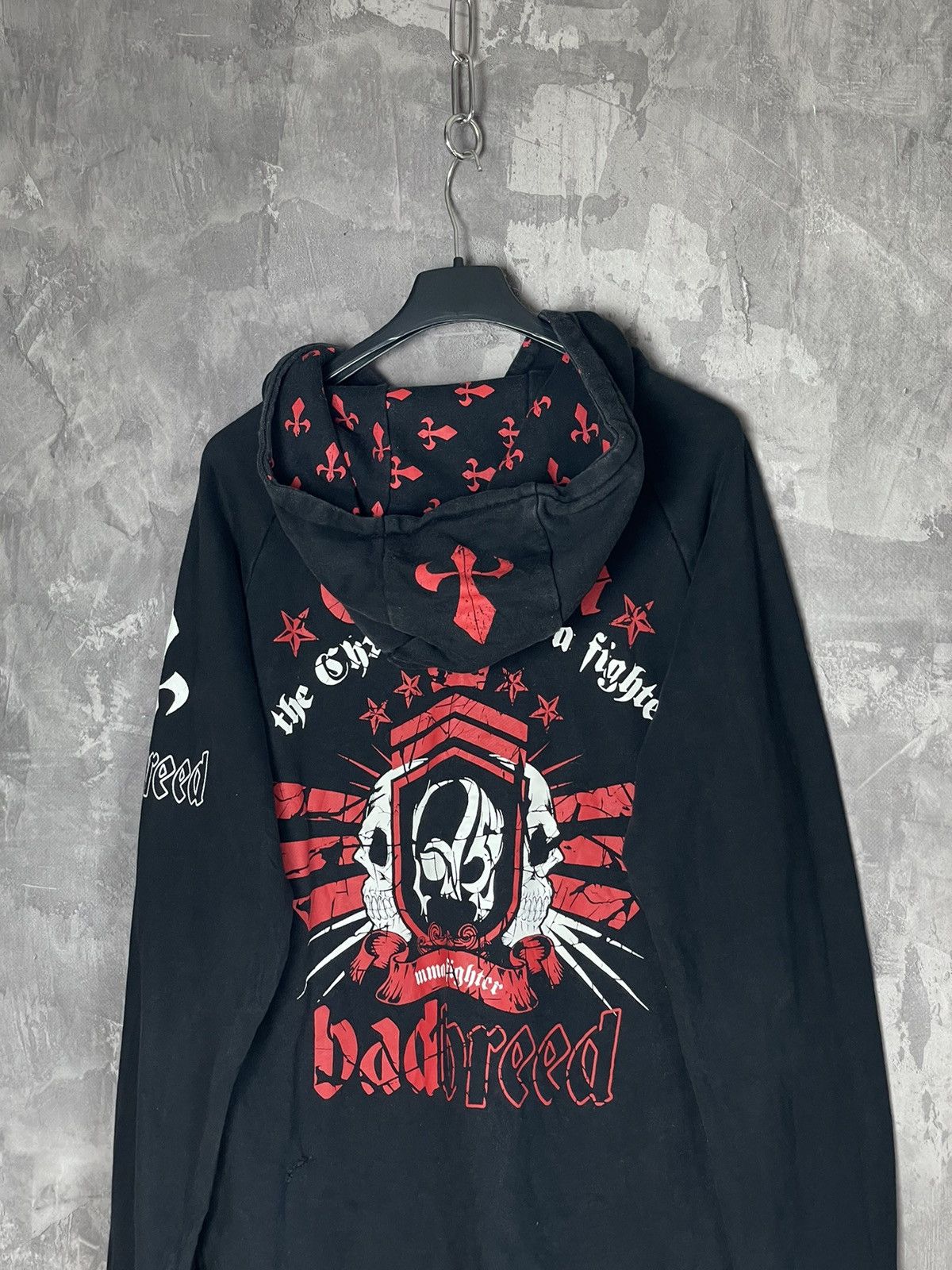 Other Vintage Y2K MMA ELITE ZIP UP HOODIE GRUNGE TAPOUT Size US L / EU 52-54 / 3 - 11 Thumbnail