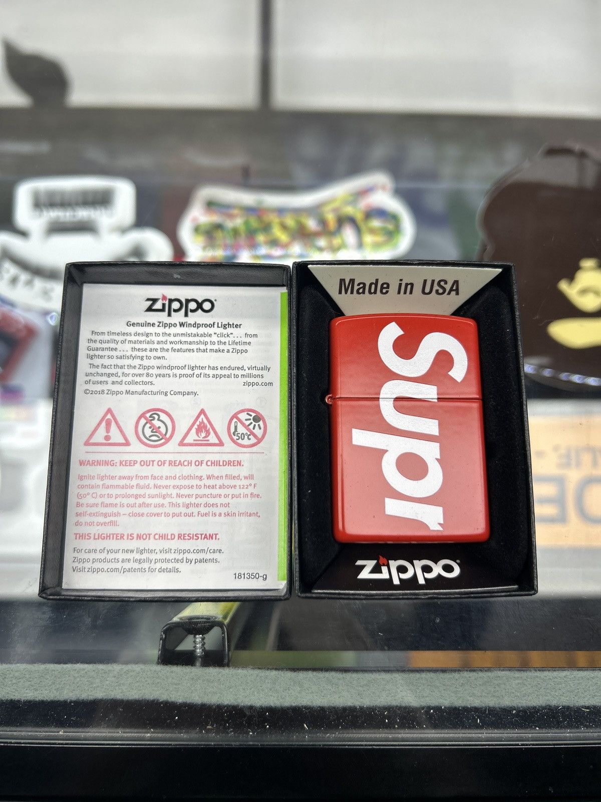 Supreme Supreme Zippo Lighter Size ONE SIZE - 1 Thumbnail