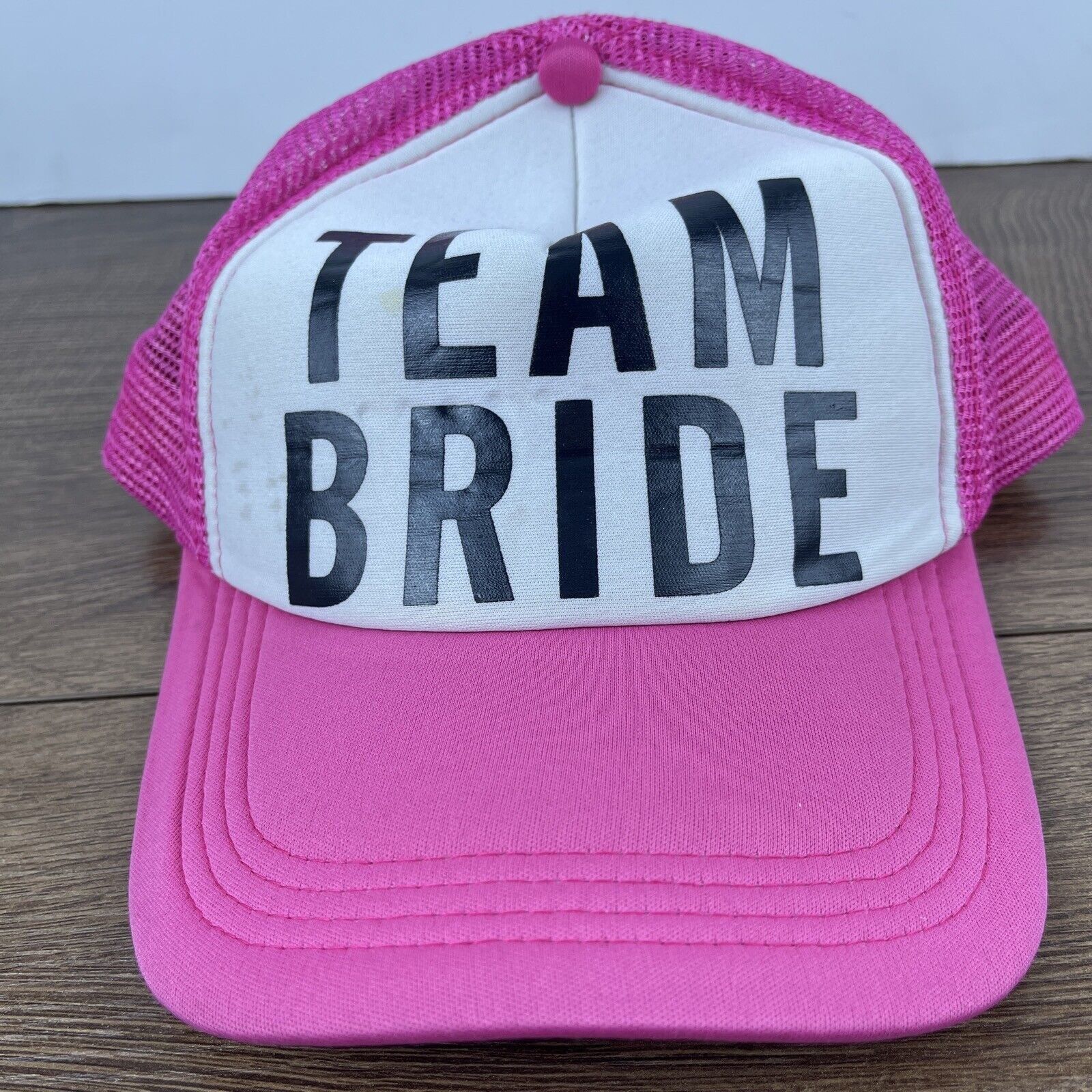 Other Team Bride Hat Bride Snapback Pink Hat Adjustable Adult Size Size ONE SIZE - 1 Thumbnail