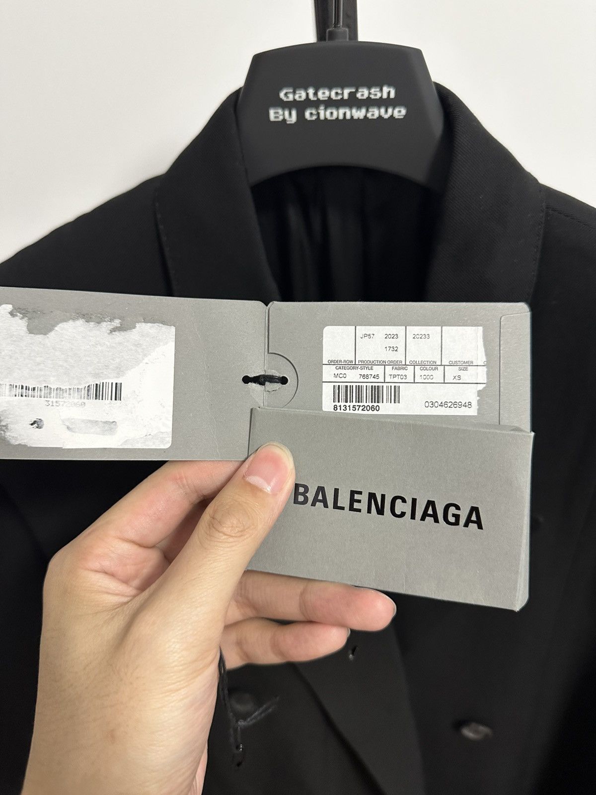 Balenciaga Balenciaga Winter23 Deconstructed Blazer Size 44S - 4 Thumbnail