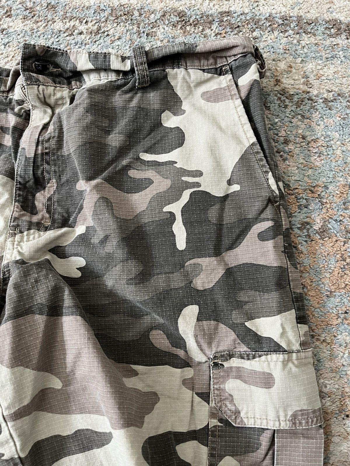 Other VTG Dickies Ripstop Camo Shorts Pants 40 Black Grey Size US 40 / EU 56 - 3 Thumbnail