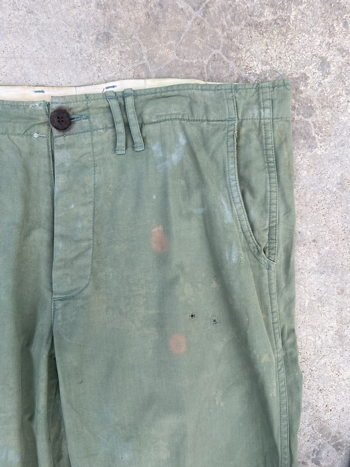 Chimala Trashed Faded Chimala chinos painted pants distressed Size US 35 - 5 Thumbnail