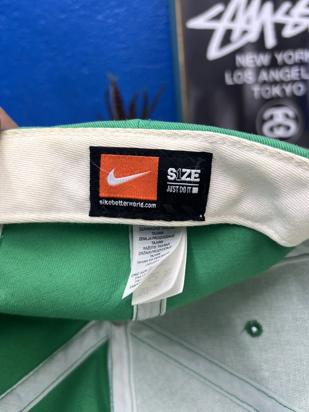 Nike × Vintage Nike Vintage Big Logo Cap Size ONE SIZE - 8 Thumbnail
