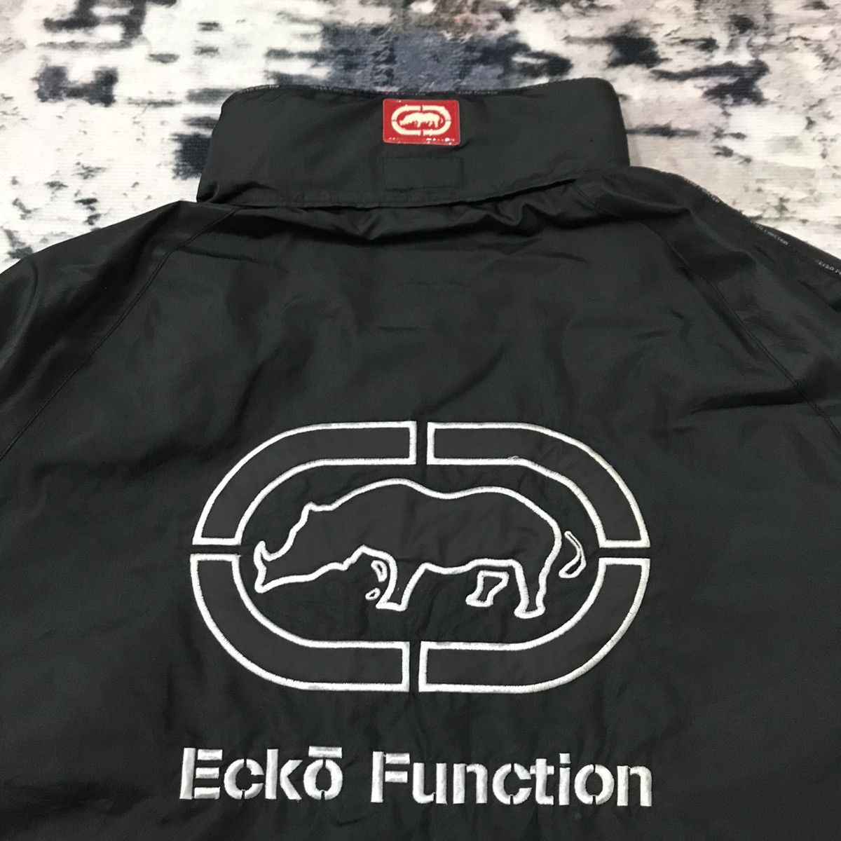 Ecko Unltd. × JNCO × Vintage Vintage Ecko Function Backhit Biglogo Windbreaker Jacket Size US XL / EU 56 / 4 - 2 Thumbnail