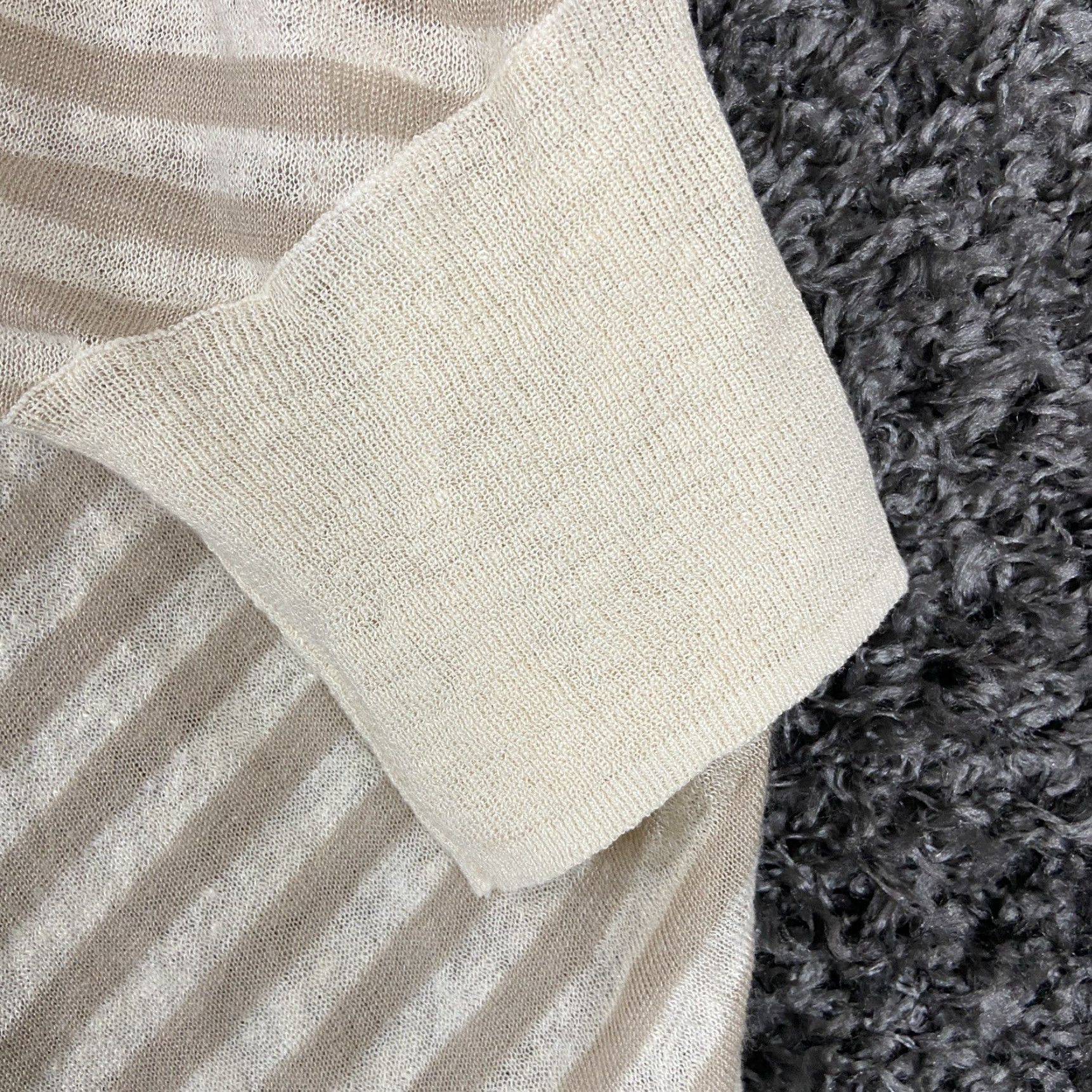 Vintage VINTAGE Chico's Striped Blouse Beige Regular Size 2 Womens Size XS / US 0-2 / IT 36-38 - 3 Thumbnail