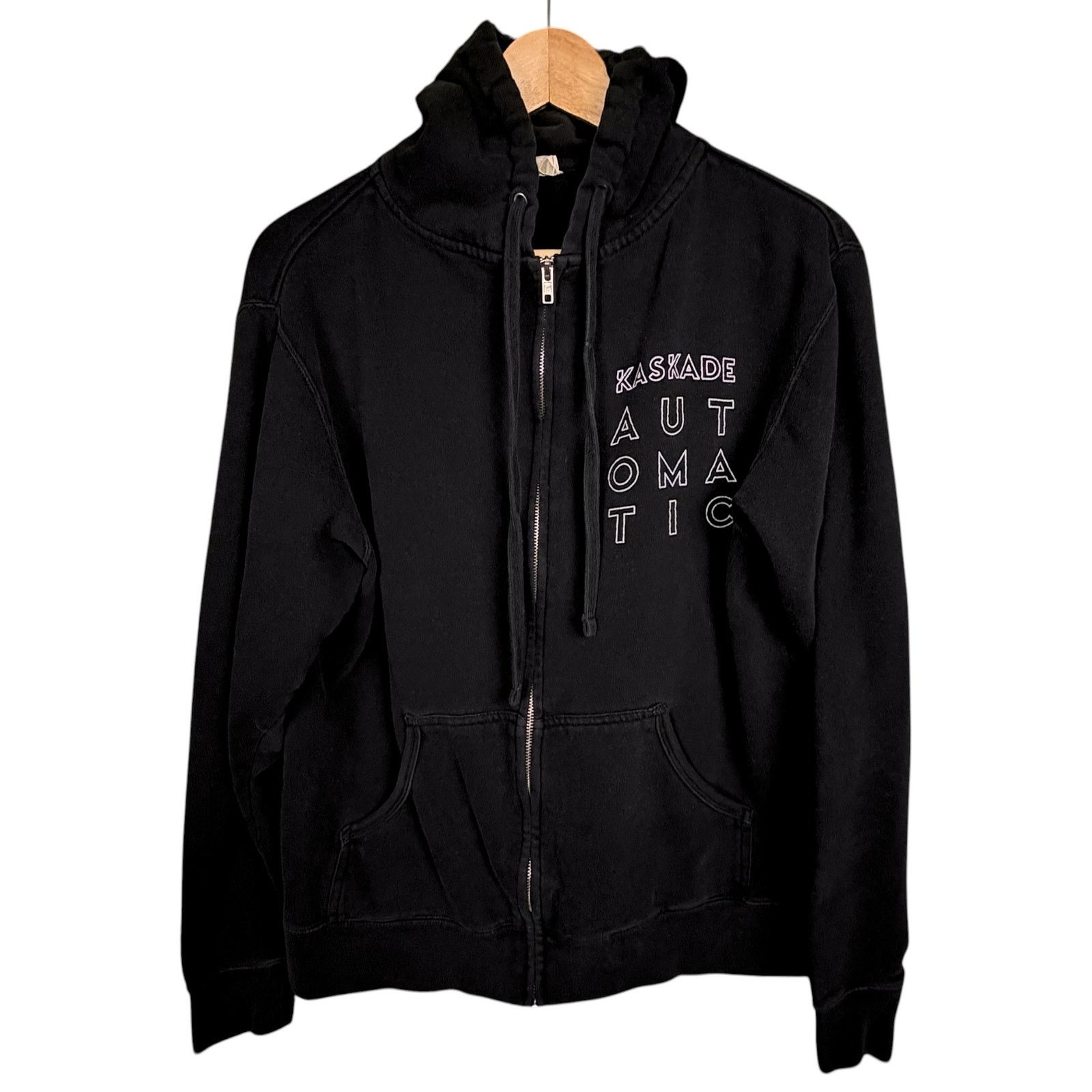 Independent Trading Co. Kaskade Automatic Medium Two Sided Full Zip Black Hoodie Size US M / EU 48-50 / 2 - 2 Thumbnail