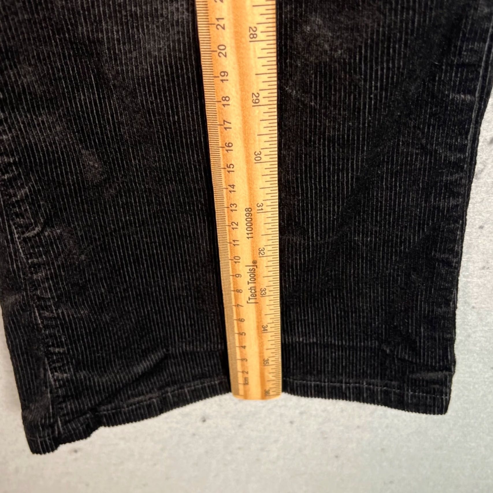 Paige Paige Womens Pants Black Corduroy High-Rise Straight Inseam 27 in Regular 26 New title Size 26" / US 2 / IT 38 - 6 Thumbnail